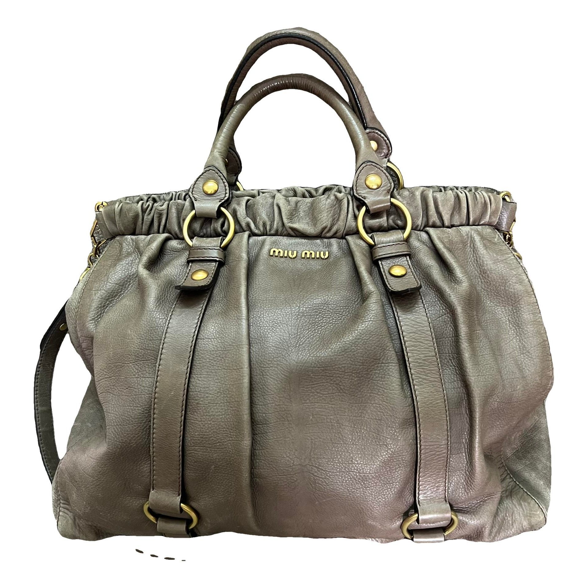 Vitello leather crossbody bag