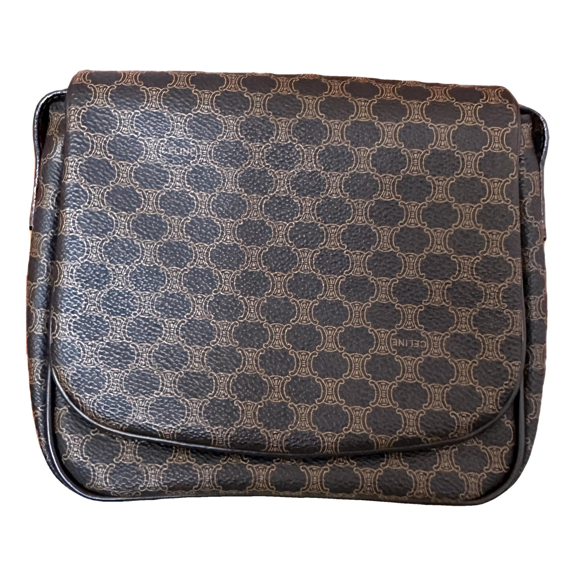 Triomphe patent leather handbag
