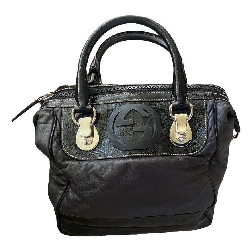 Dialux Britt patent leather handbag