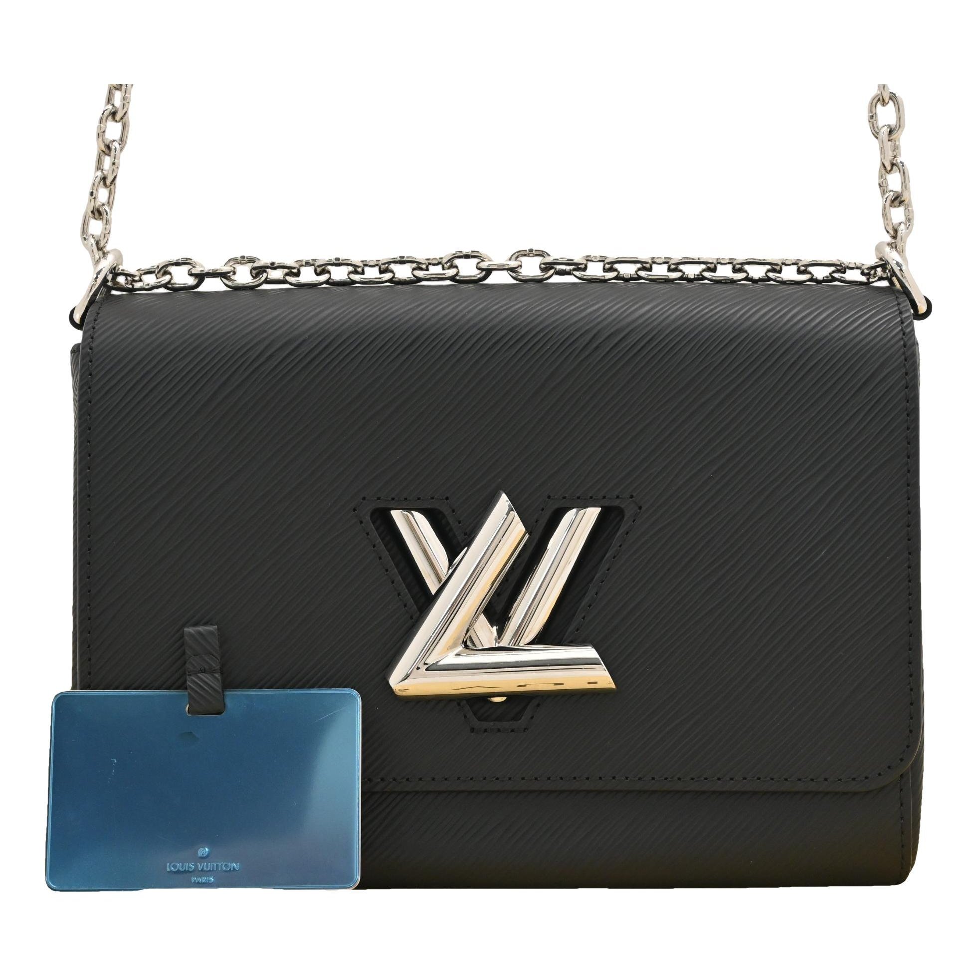 Twist leather handbag