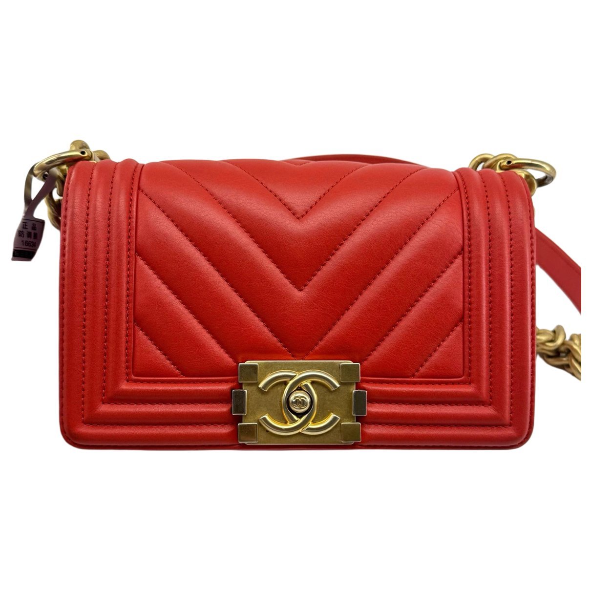 Boy leather handbag
