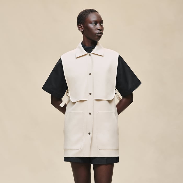 Blanc Sable "Chaine d'Ancre" Short Vest