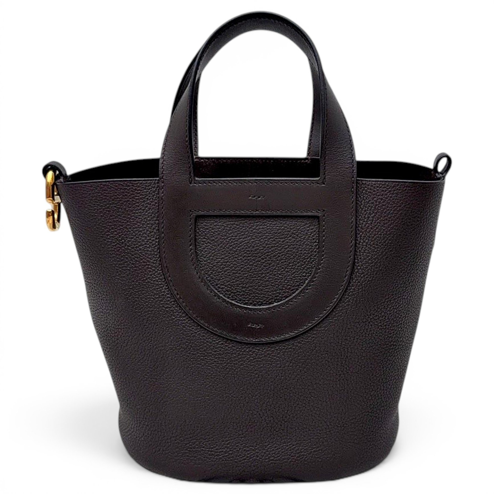 Hermes In The Loop Handbag Clemence Leather