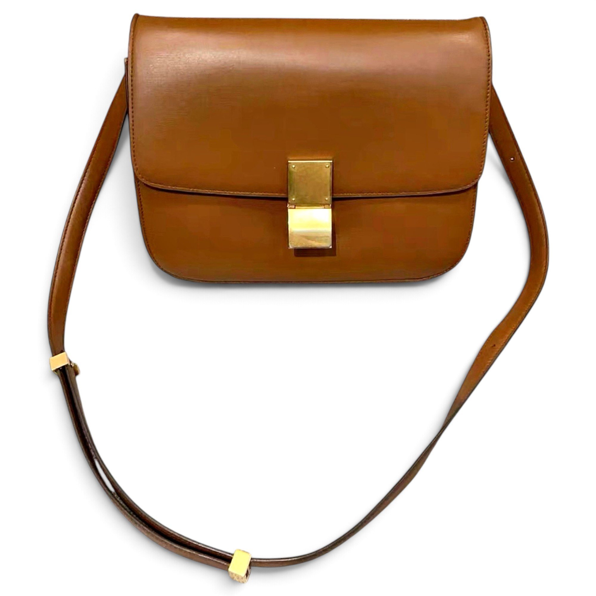 Classic leather crossbody bag