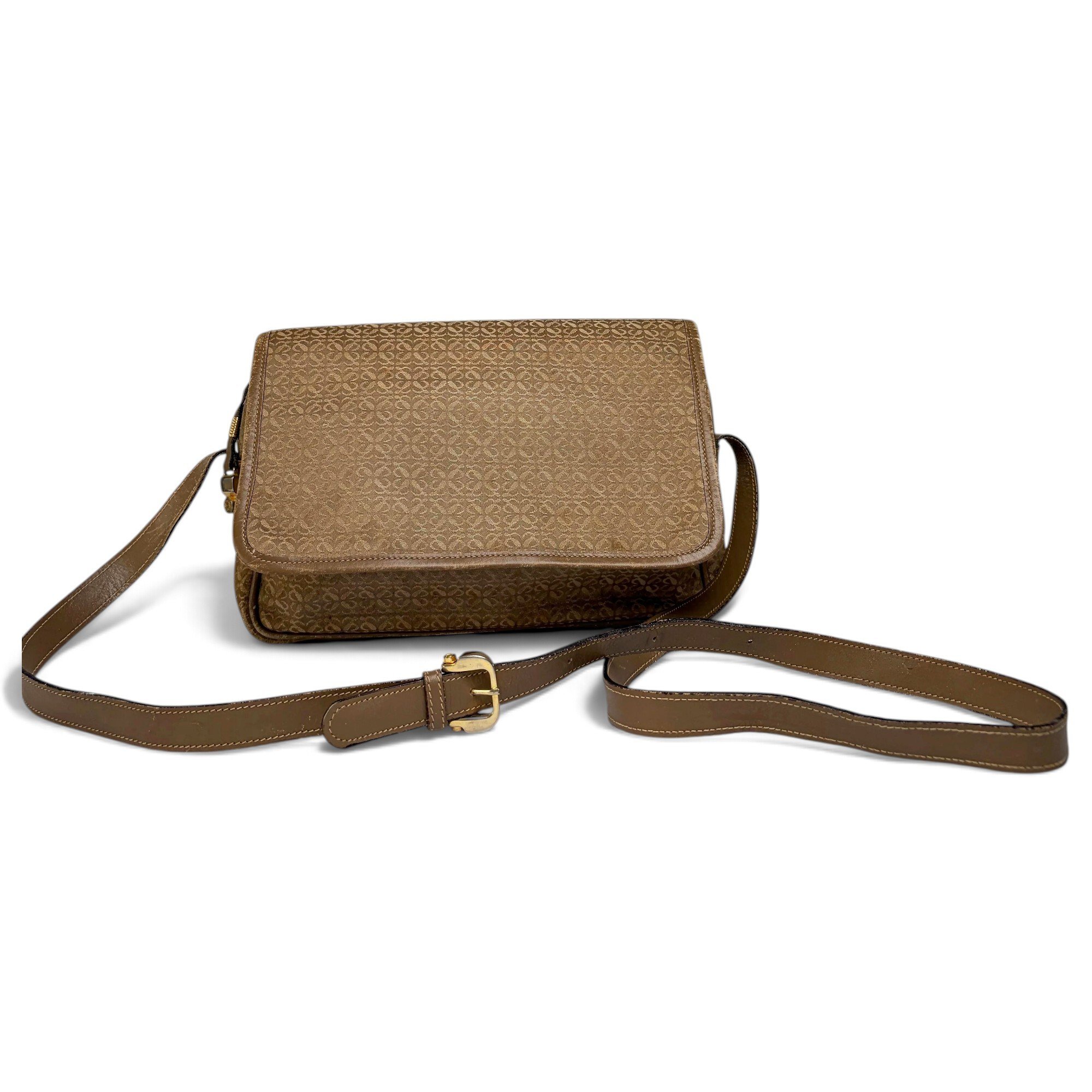 Puzzle leather handbag