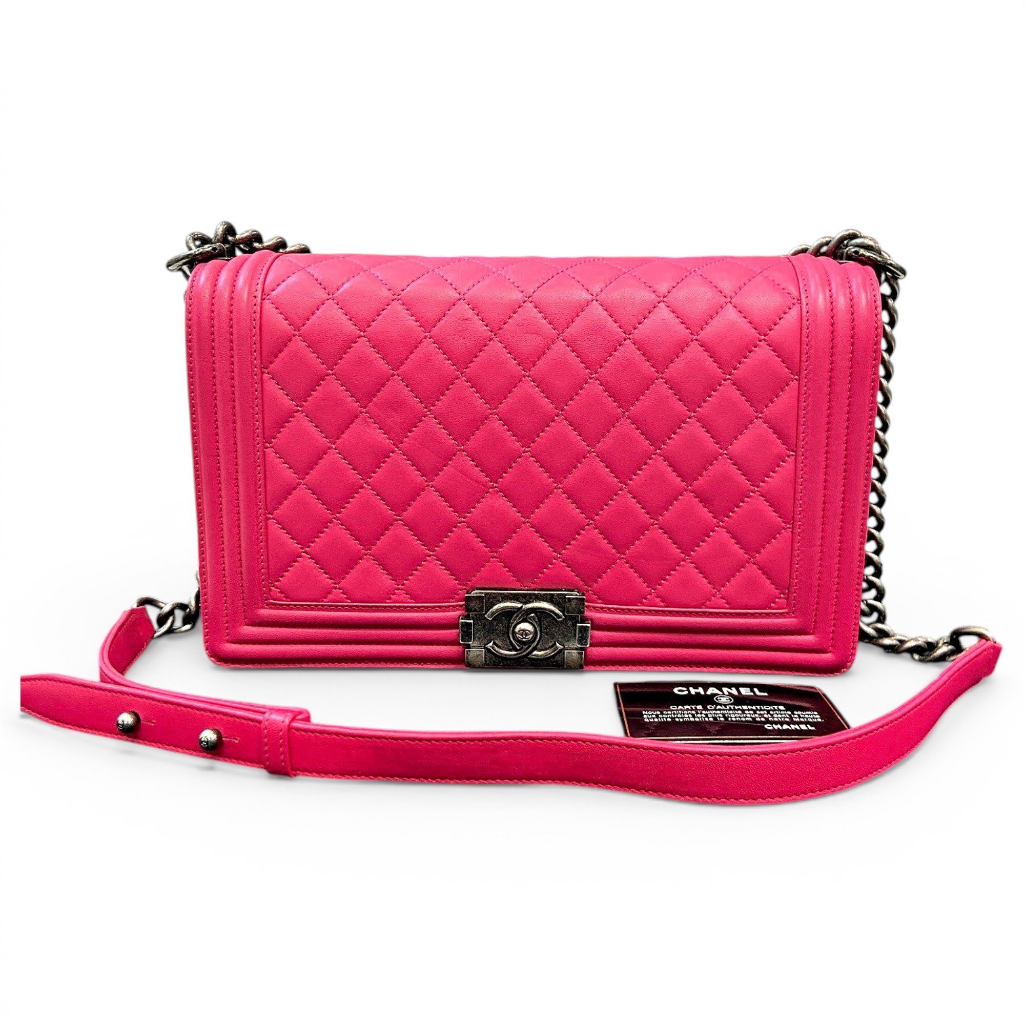 Boy leather crossbody bag