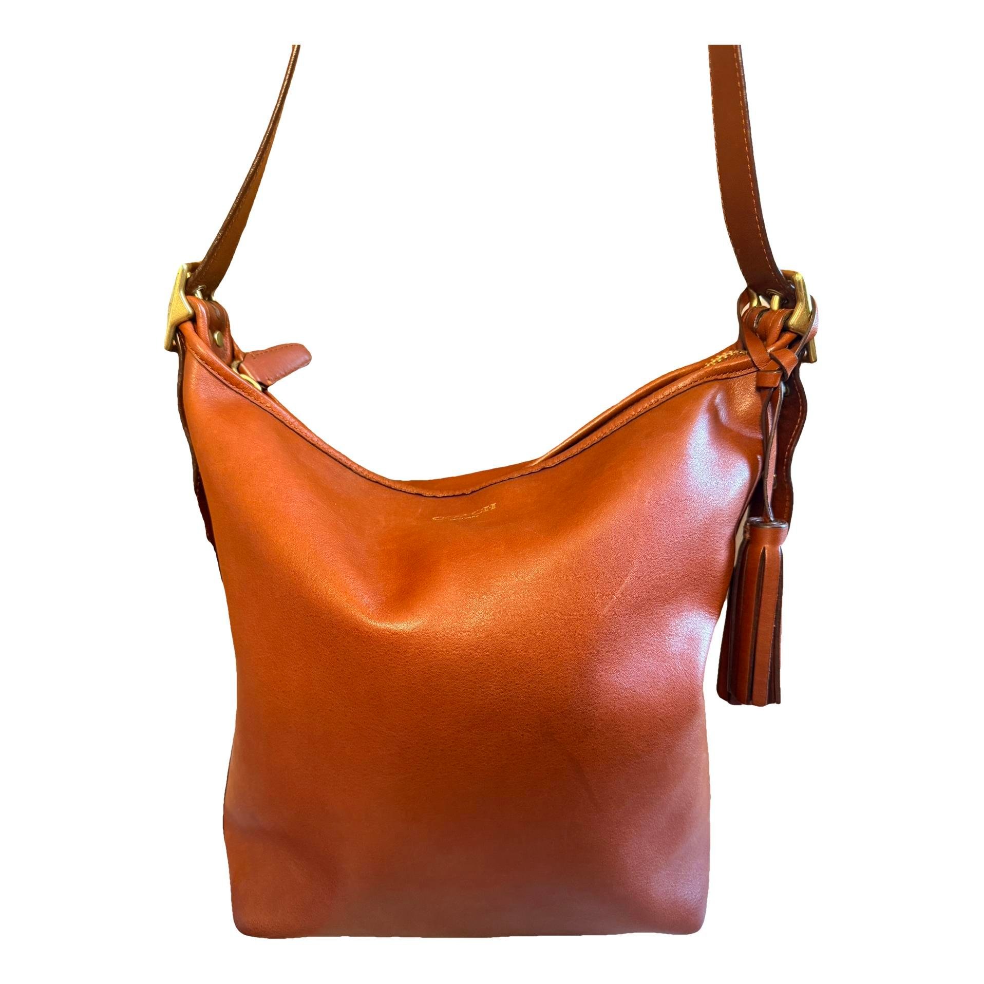 Leather crossbody bag