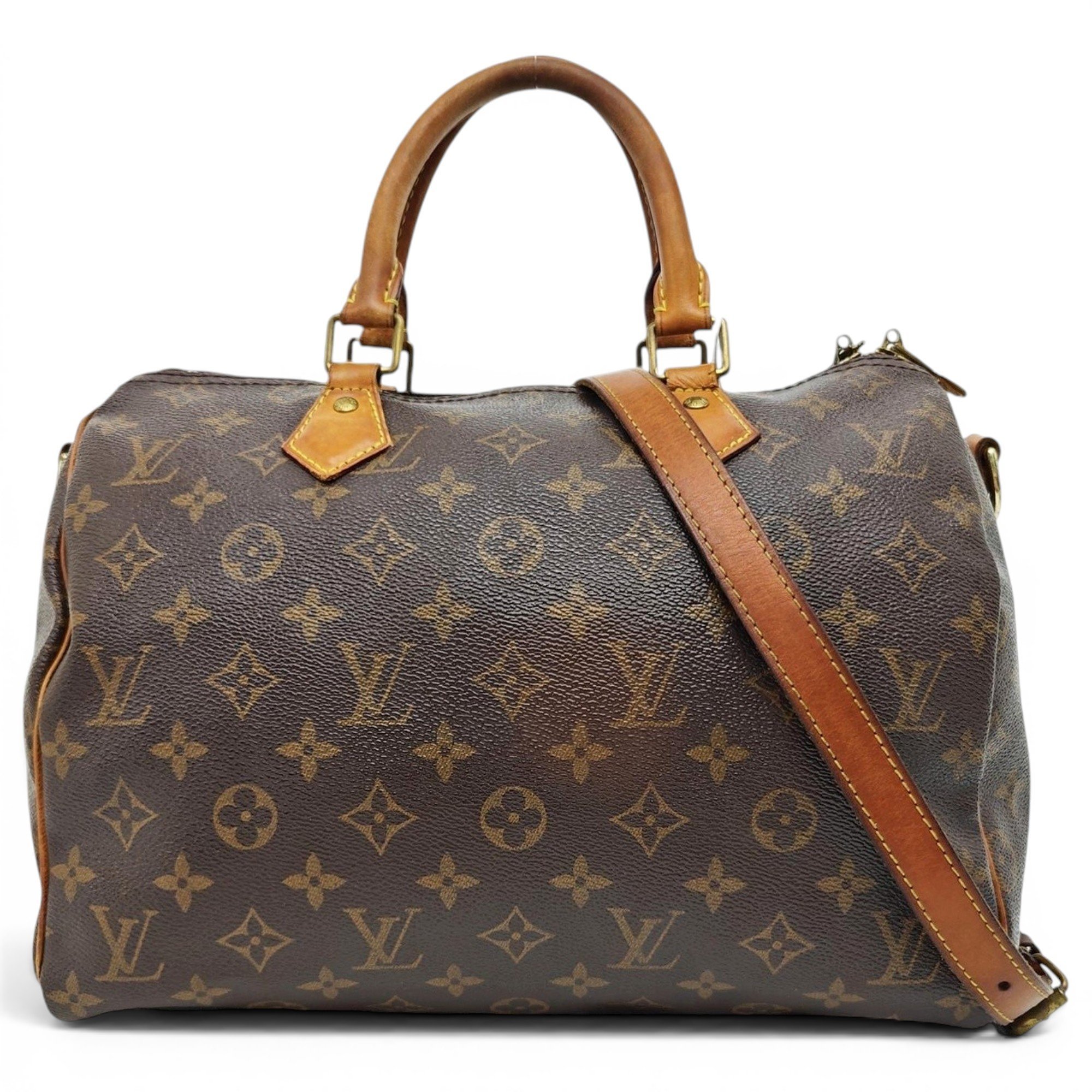 Louis Vuitton Nano Speedy / Mini HL leather handbag