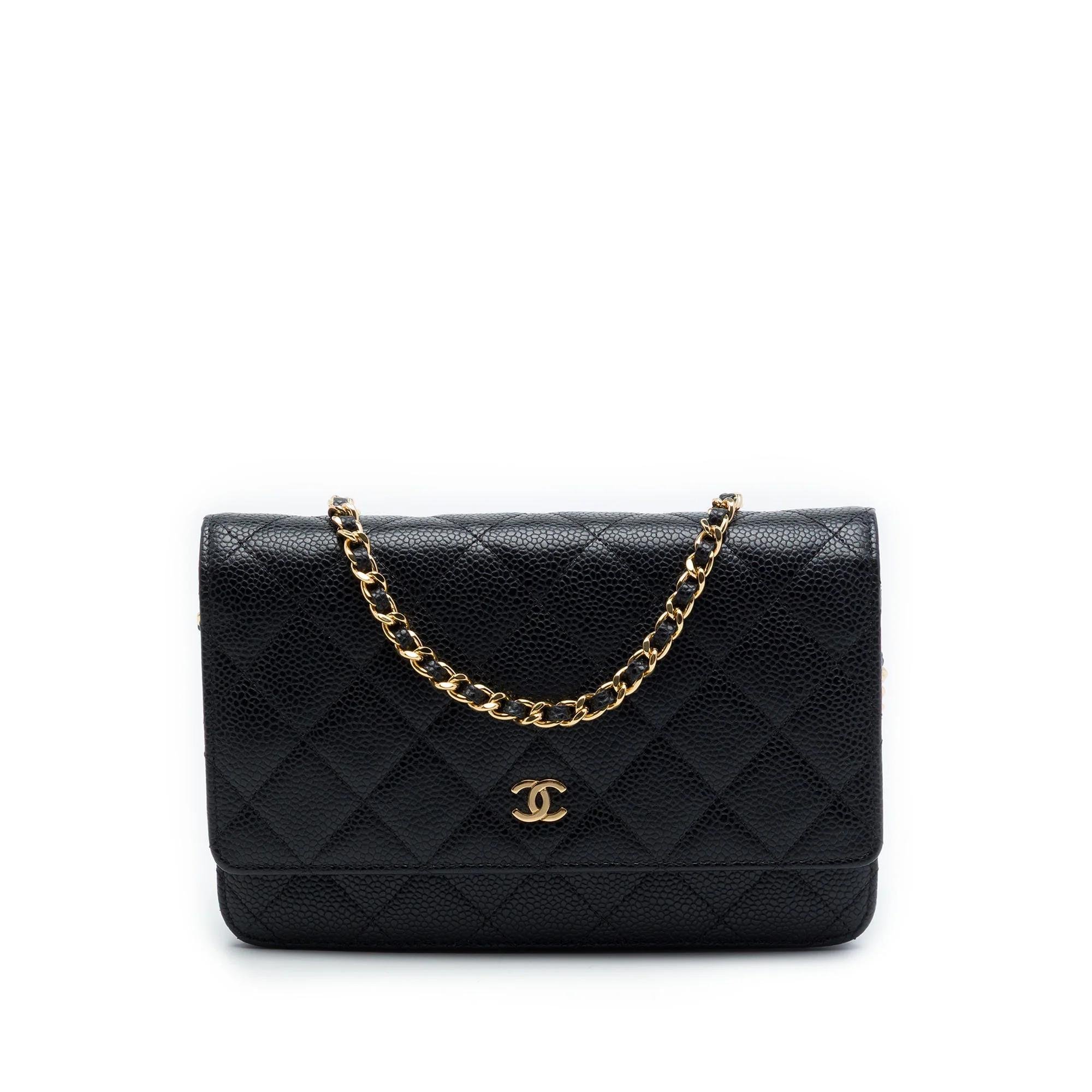 Wallet On Chain Timeless/Classique leather handbag