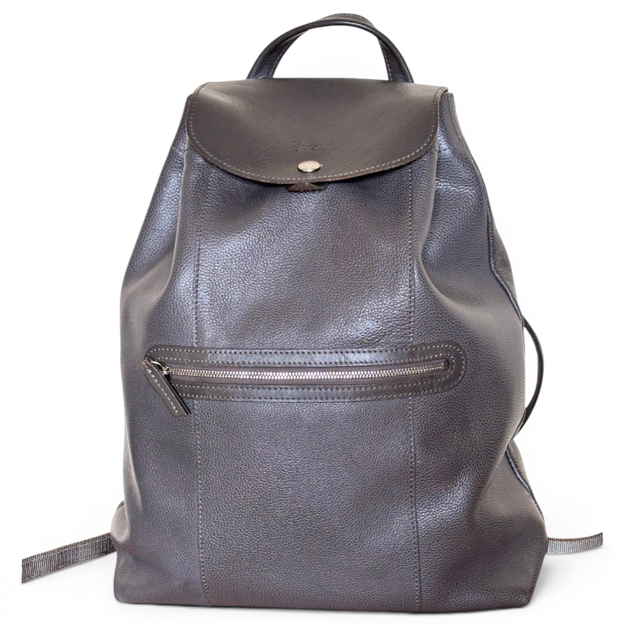 Leather backpack
