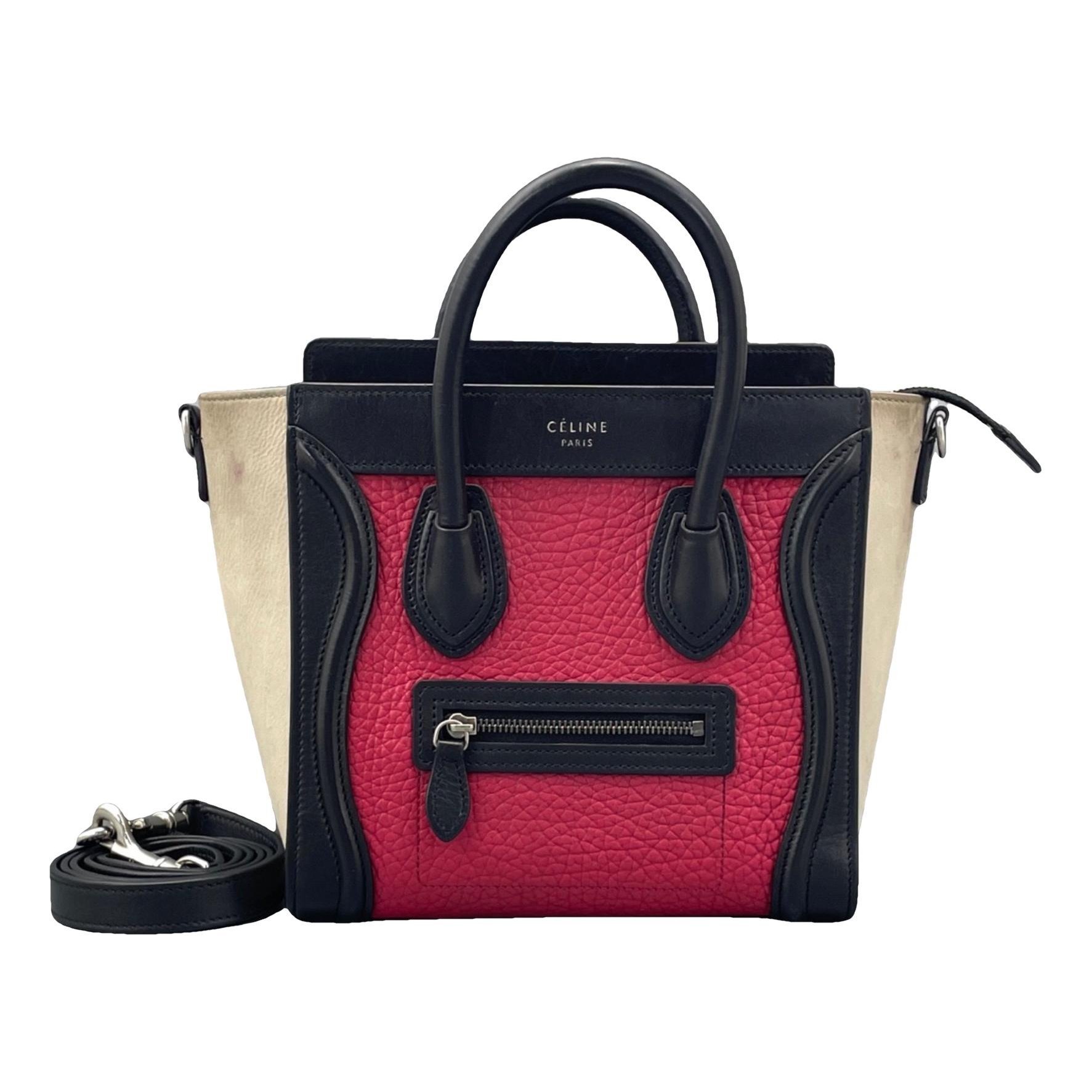Luggage leather handbag