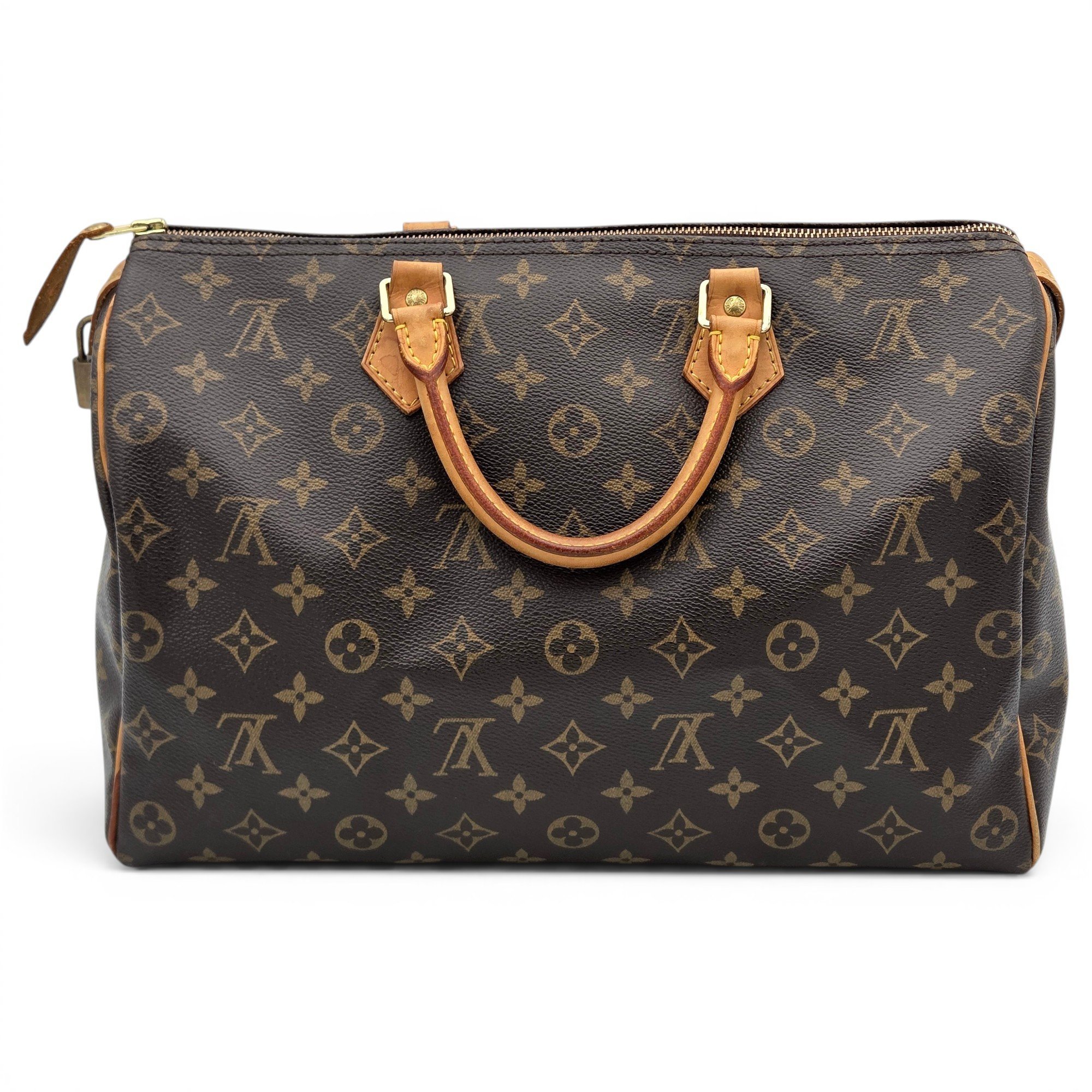 Speedy leather handbag