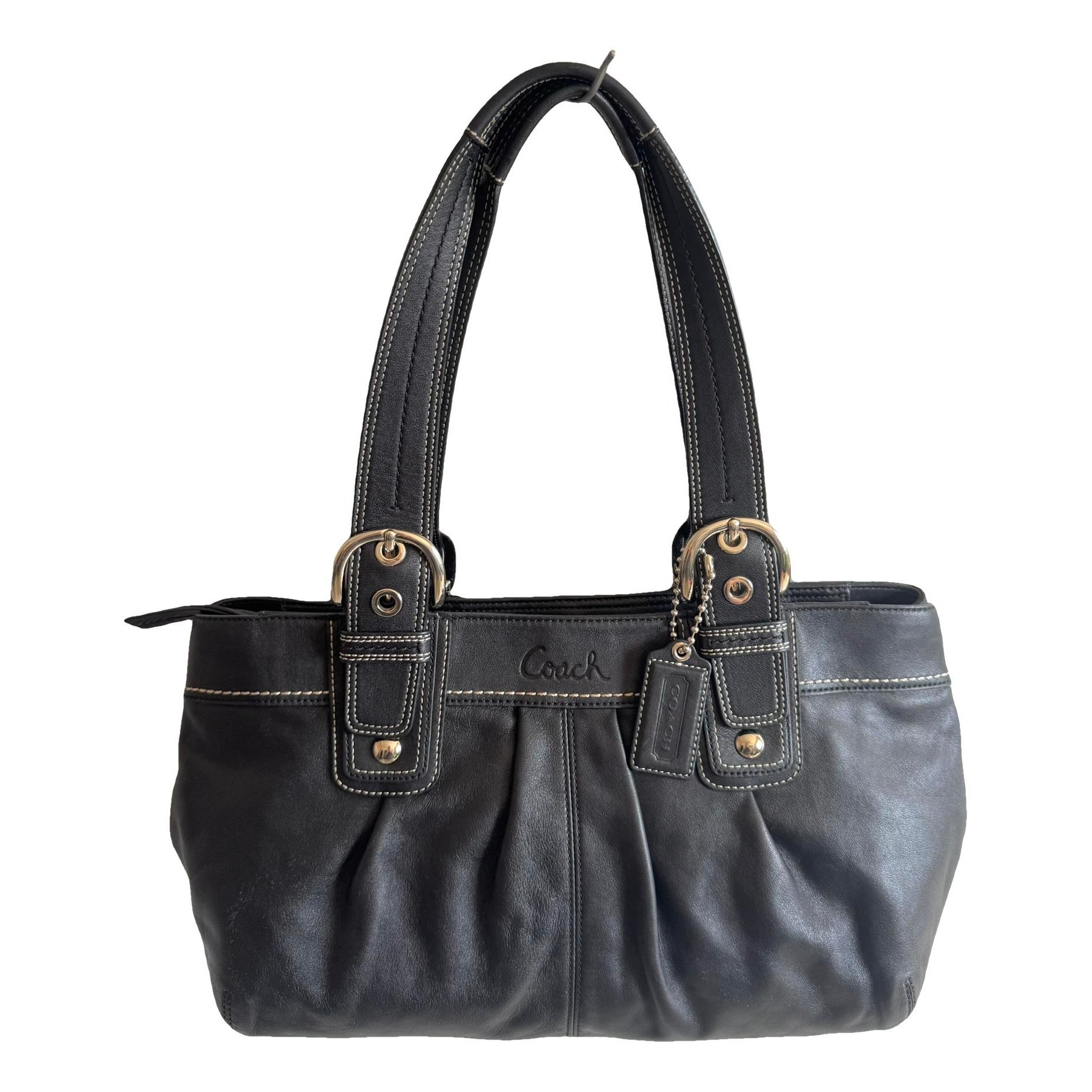 Leather handbag