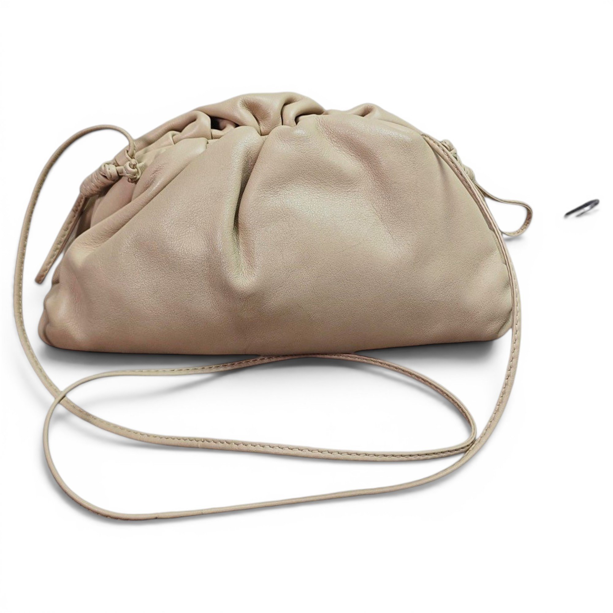 Pouch leather handbag