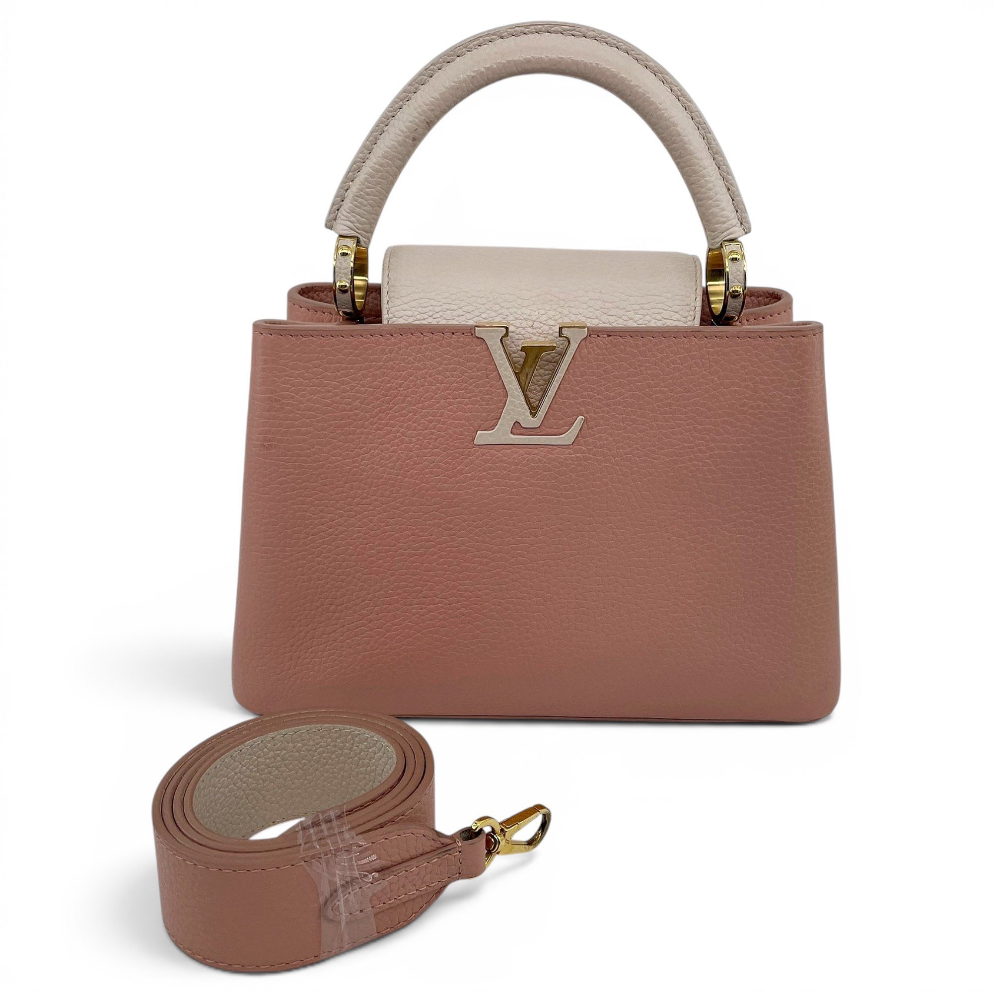 Capucines leather handbag