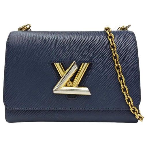 Twist leather handbag