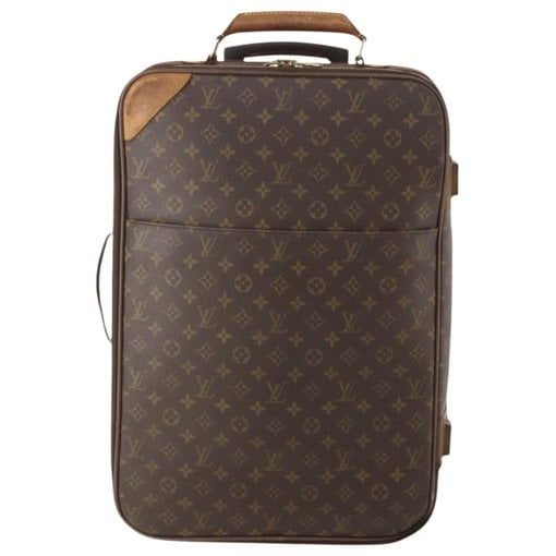 Leather travel bag
