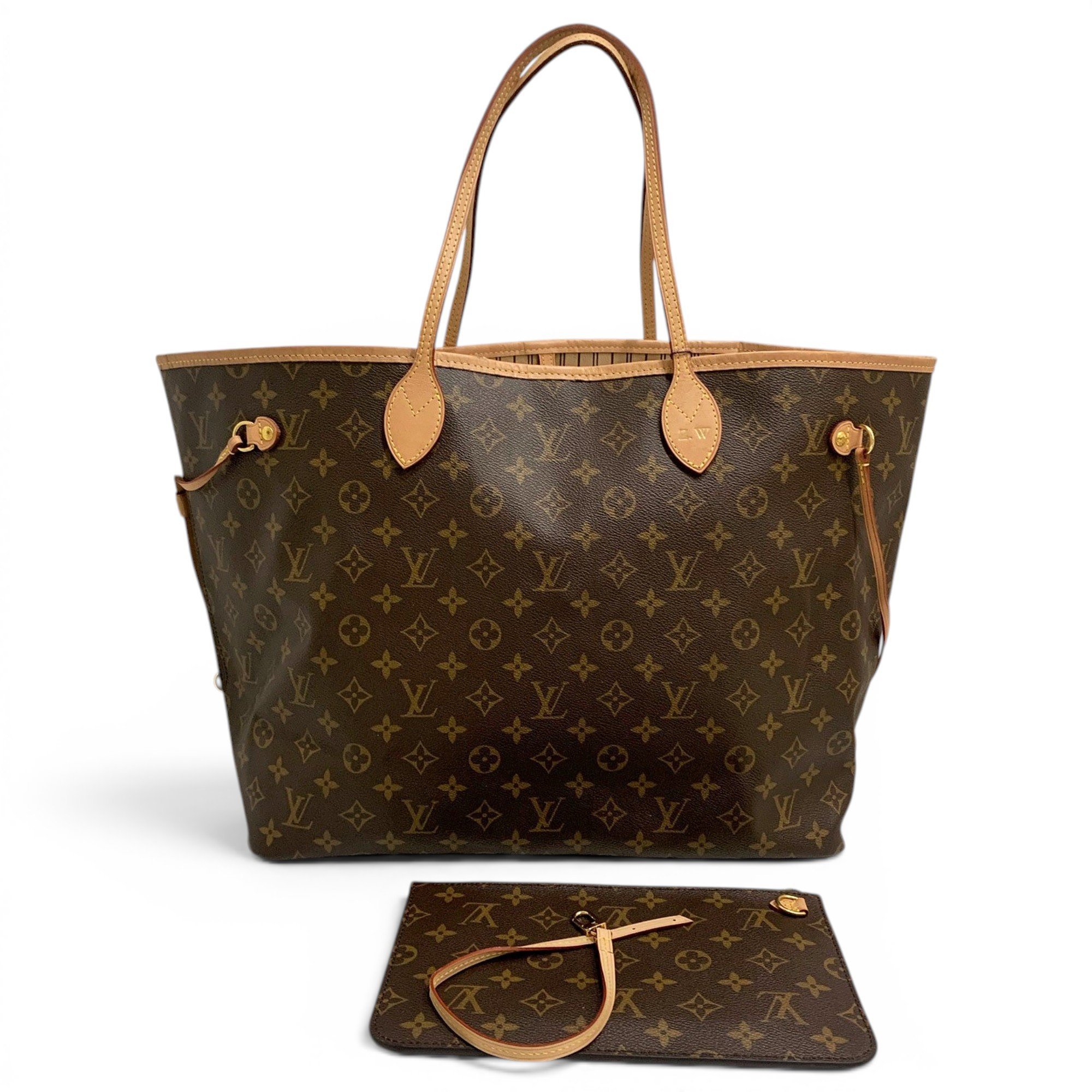 Neverfull leather tote
