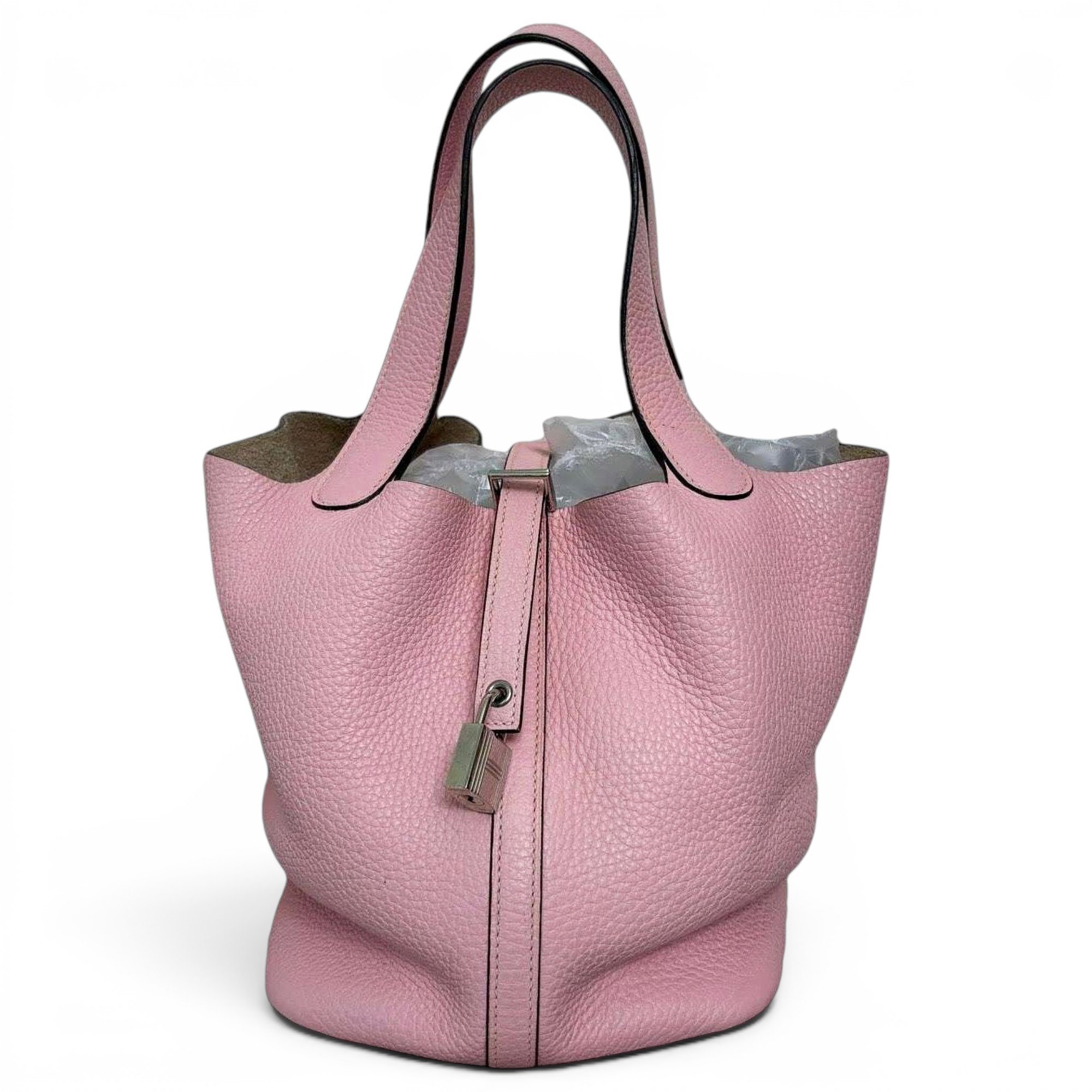 Picotin leather handbag