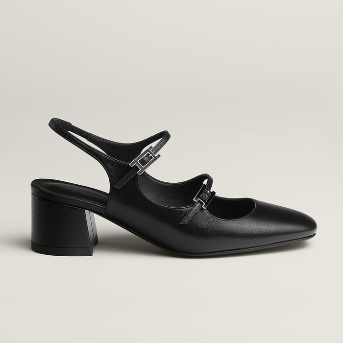 Noir Jackie 50 Pump