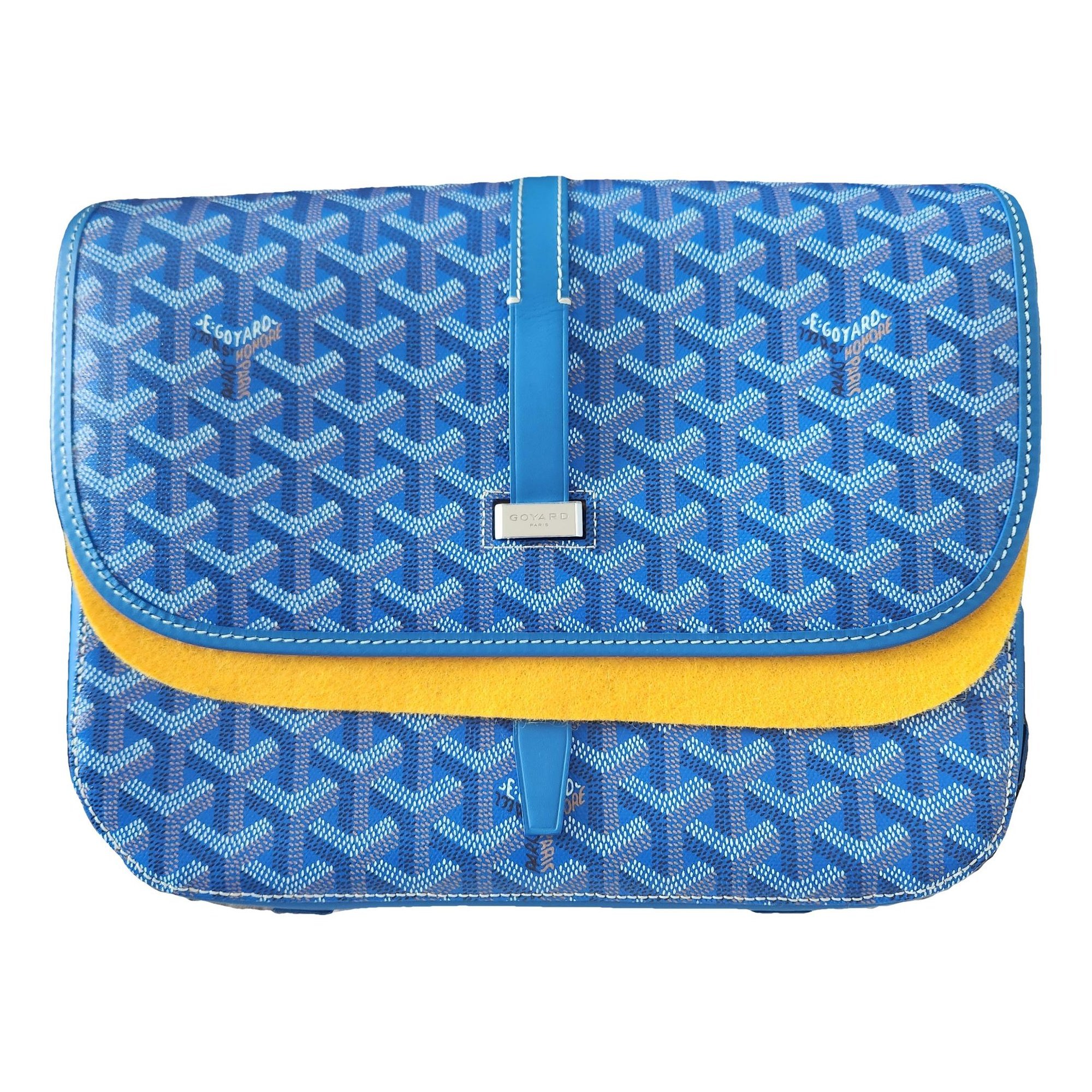 Goyard Belvedère leather crossbody bag