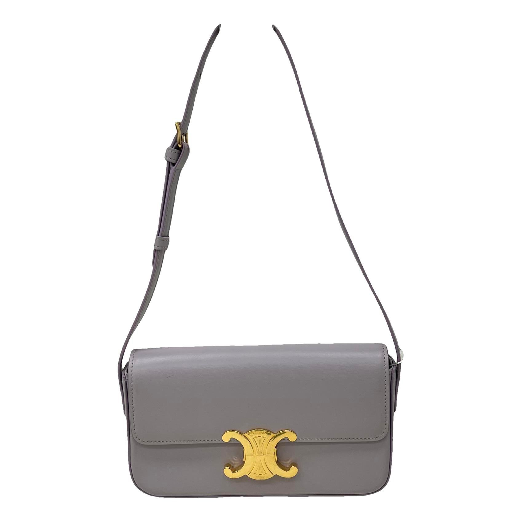 Triomphe leather handbag