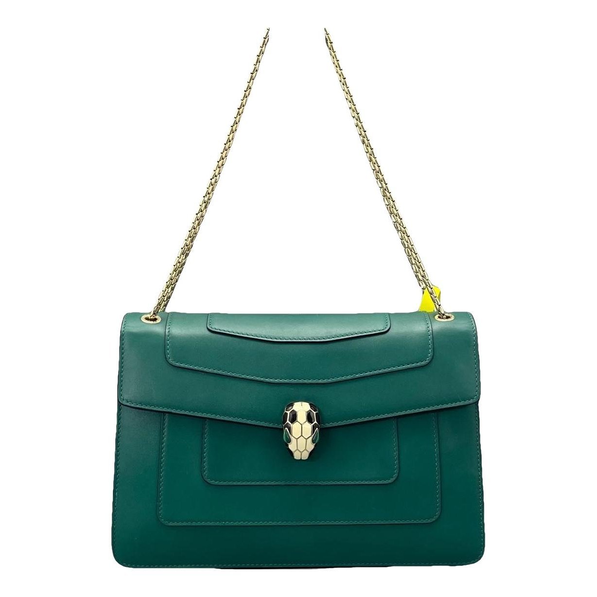 Serpenti leather handbag