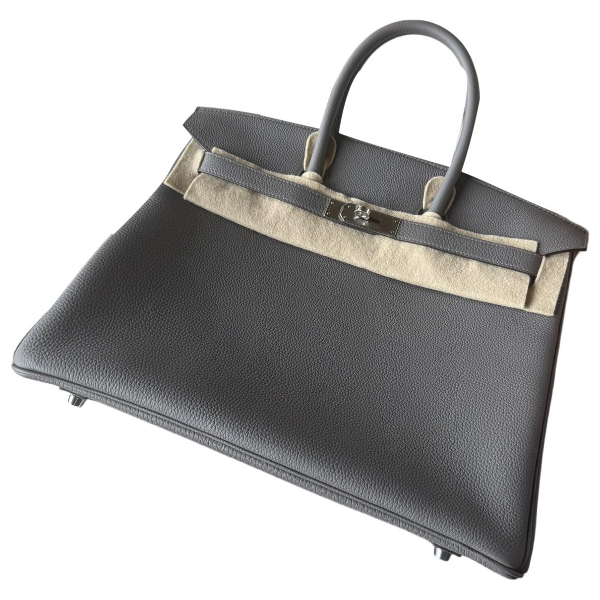 Birkin 35 leather handbag