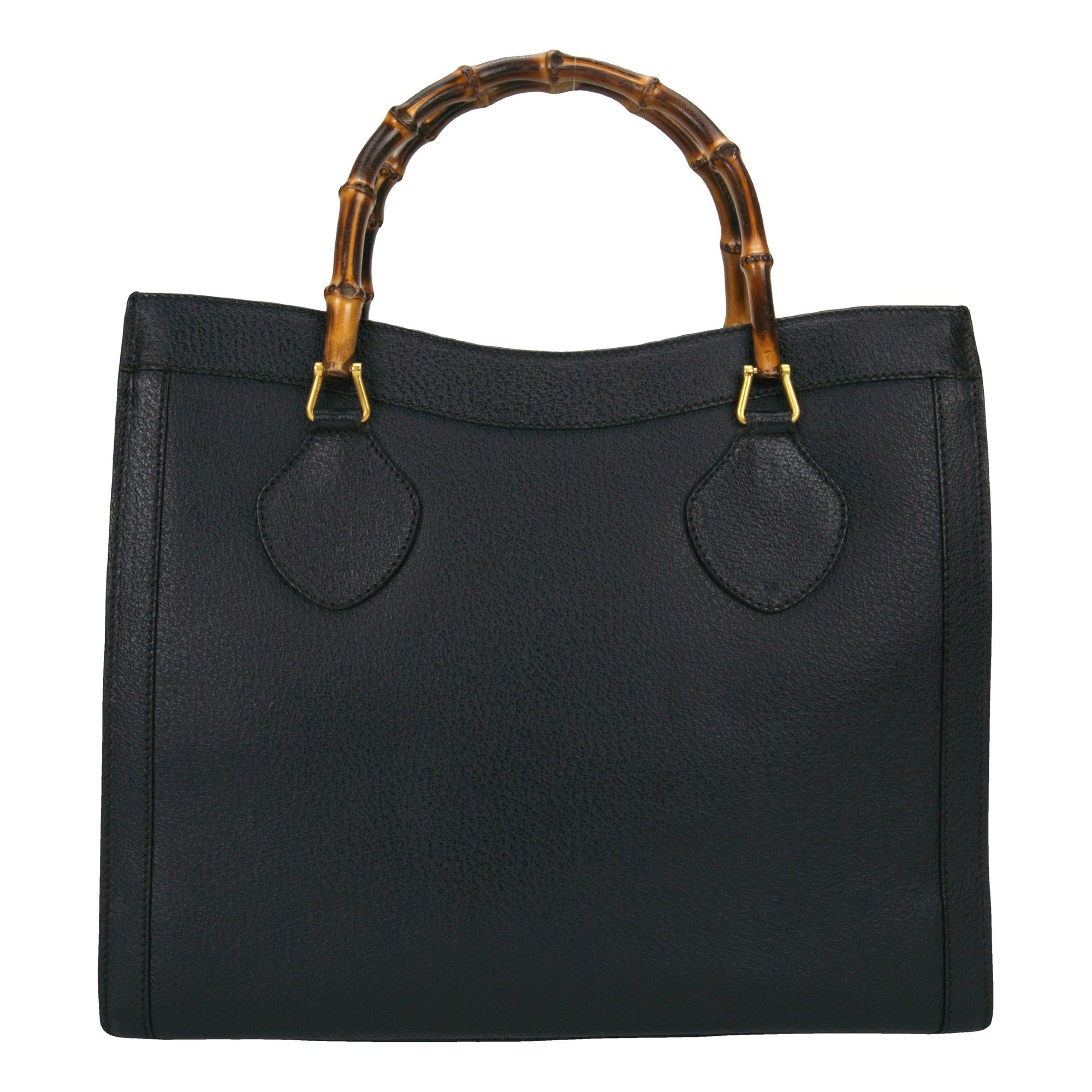 Diana Bamboo leather handbag