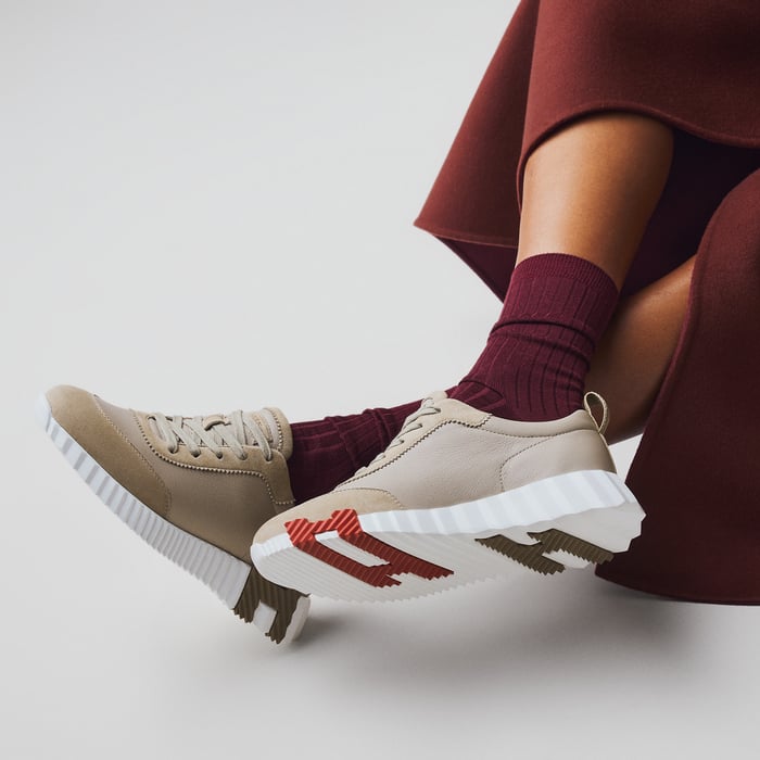 Beige Galet Bouncing Sneaker