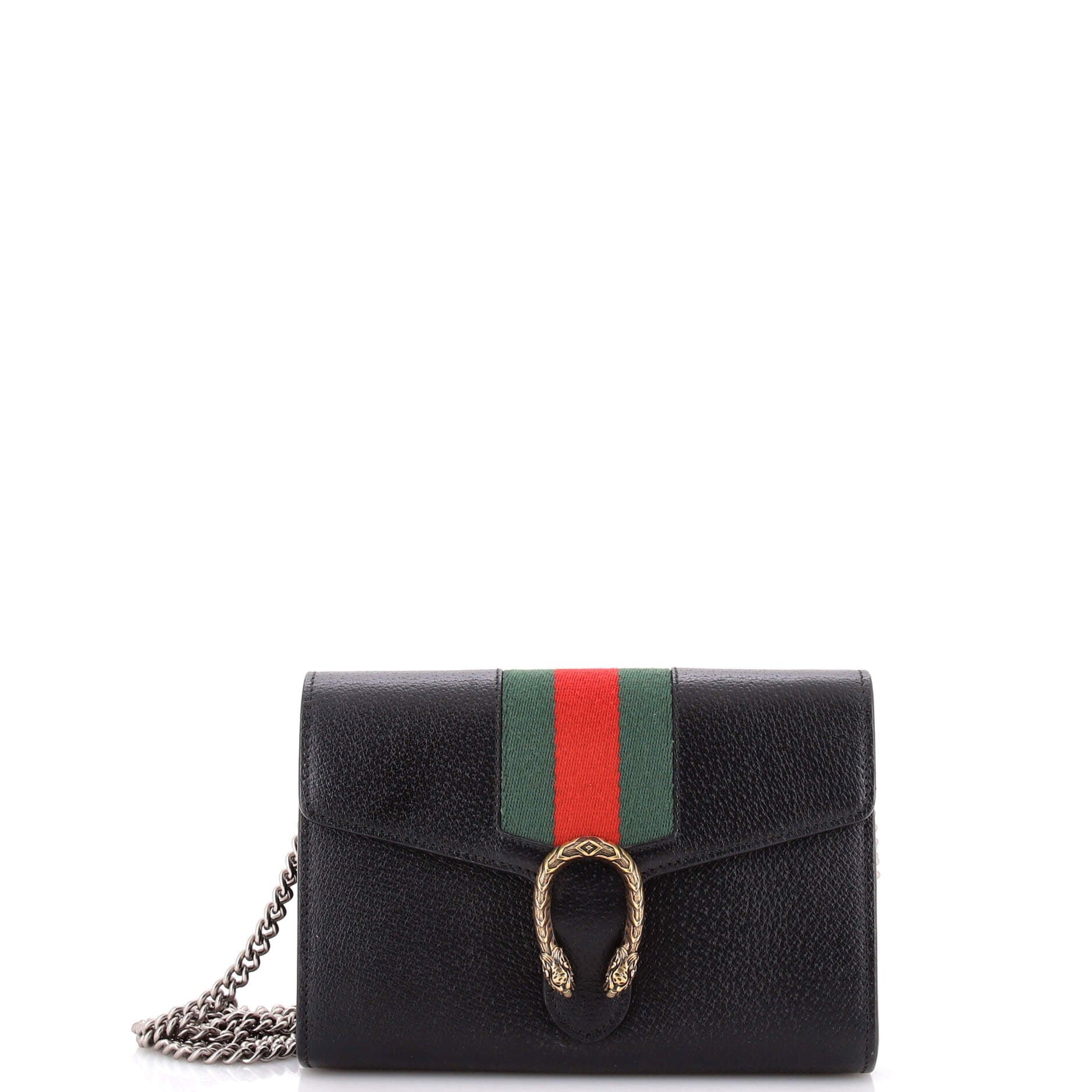 Dionysus Web Chain Wallet Leather Small