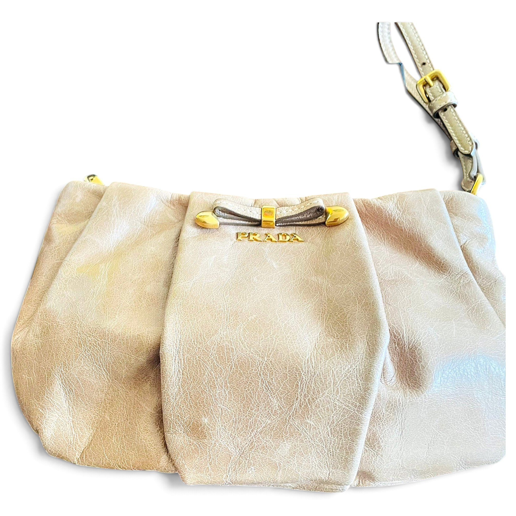Leather clutch bag