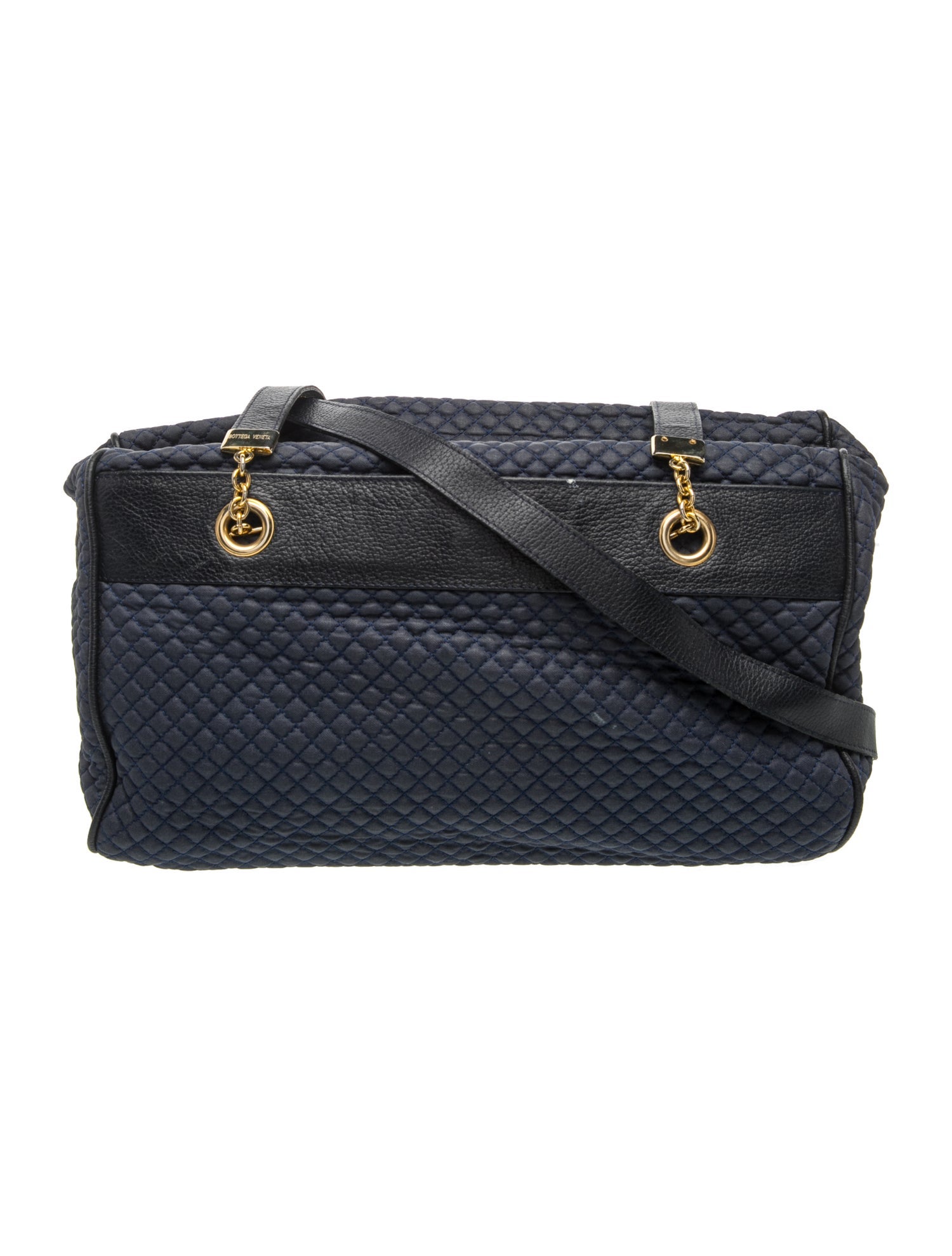 Bottega Veneta Canvas Shoulder Bag Vintage