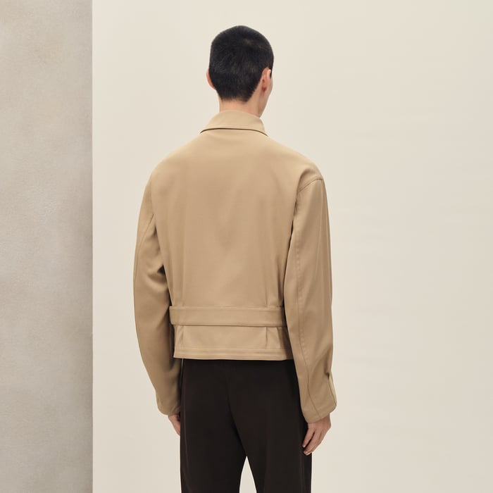Kraft Zipped Straight Cut Jacket