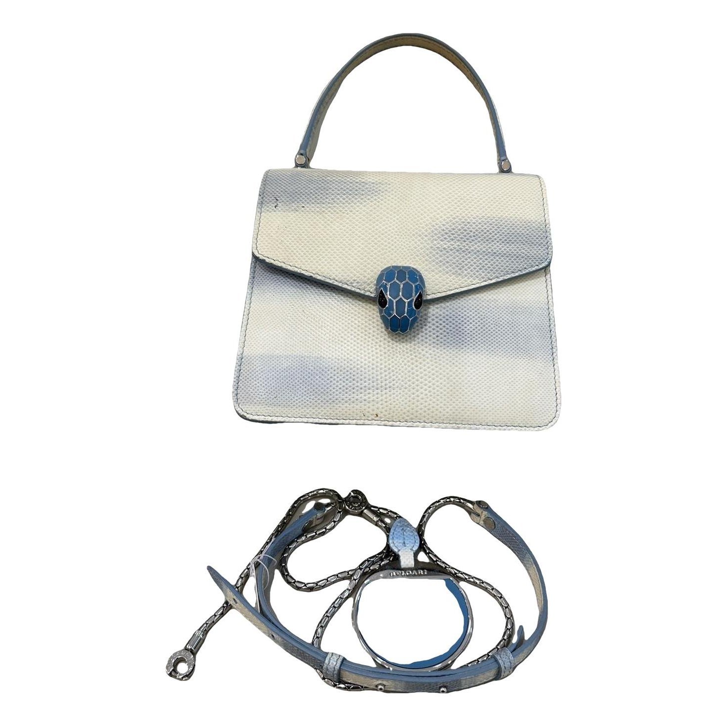 Serpenti leather bag