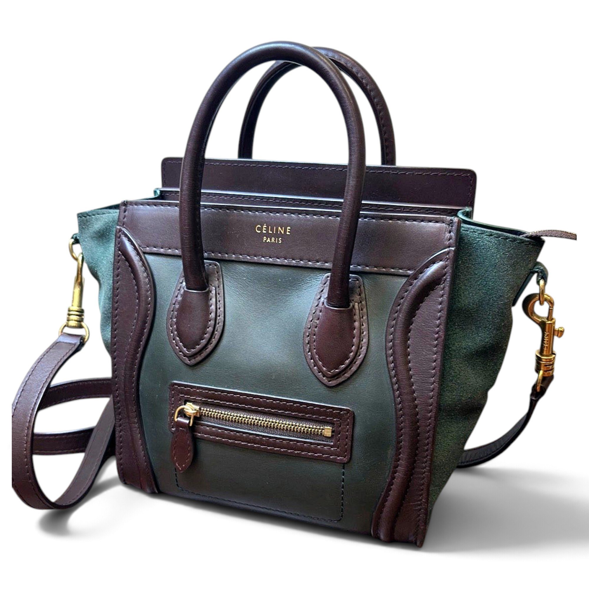 Nano Luggage leather tote