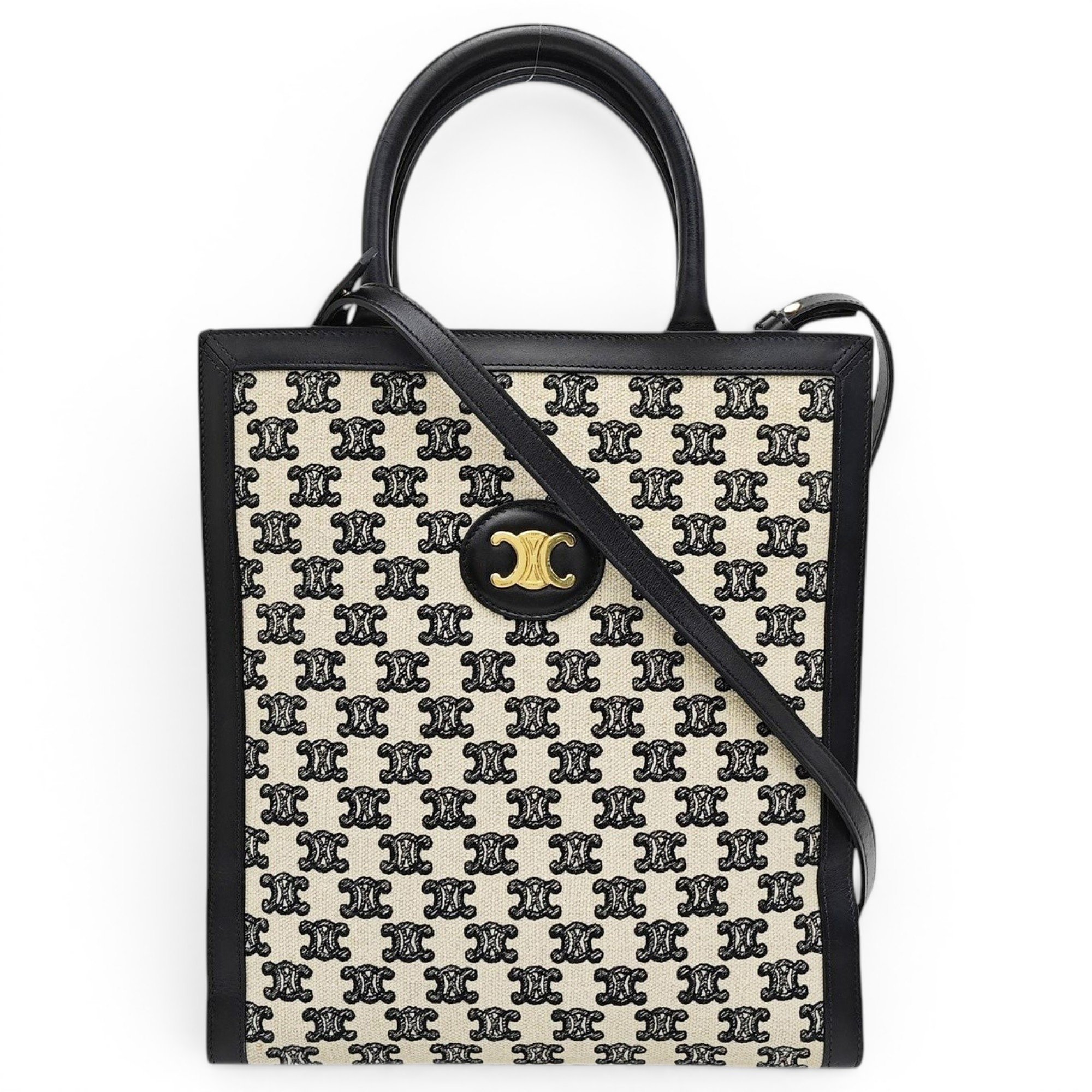 Cabas cloth handbag