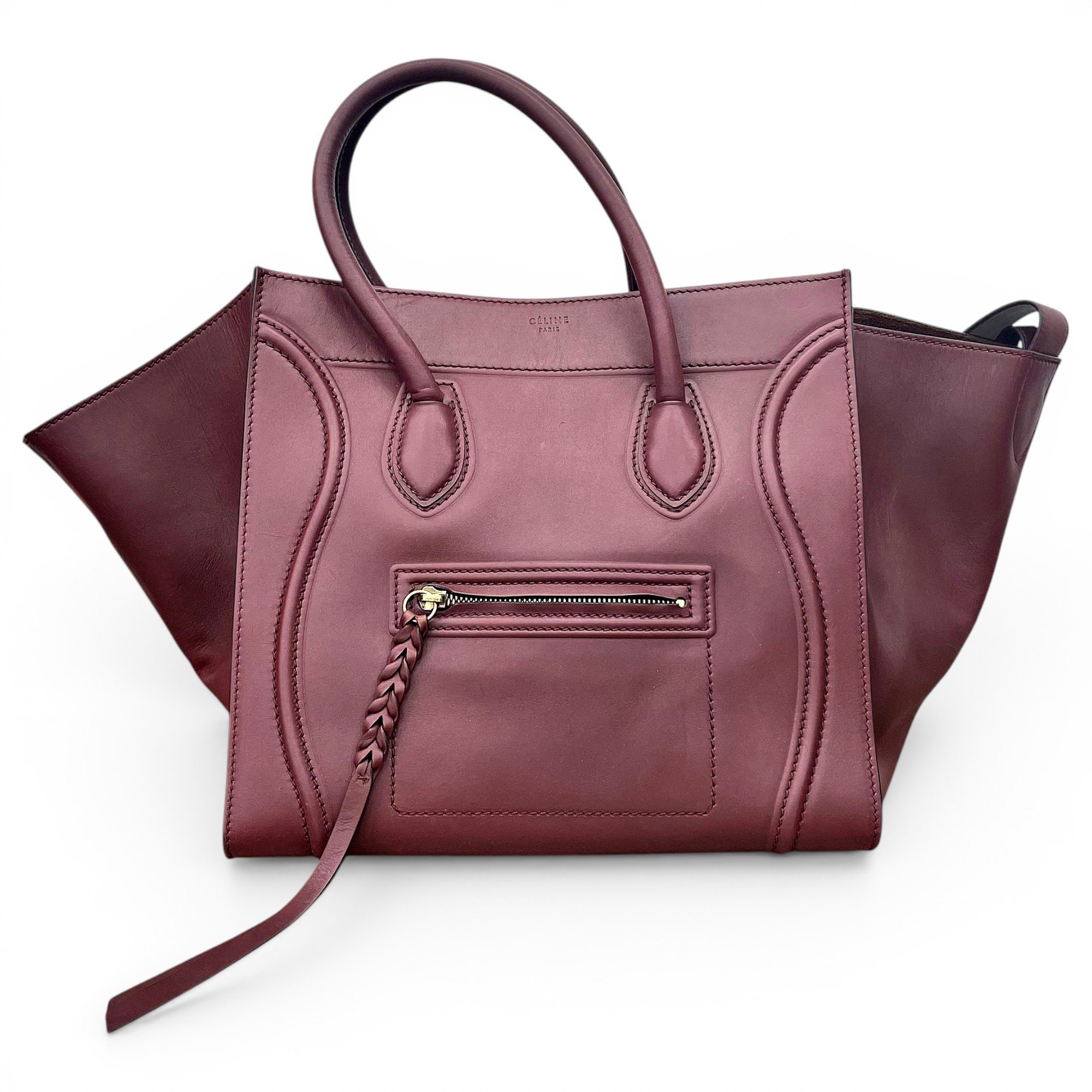 Luggage leather handbag