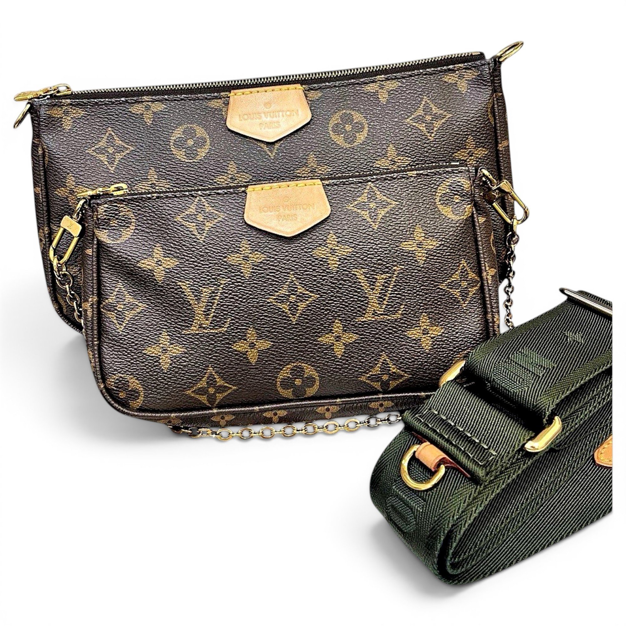 Multi Pochette Accessoires leather crossbody bag