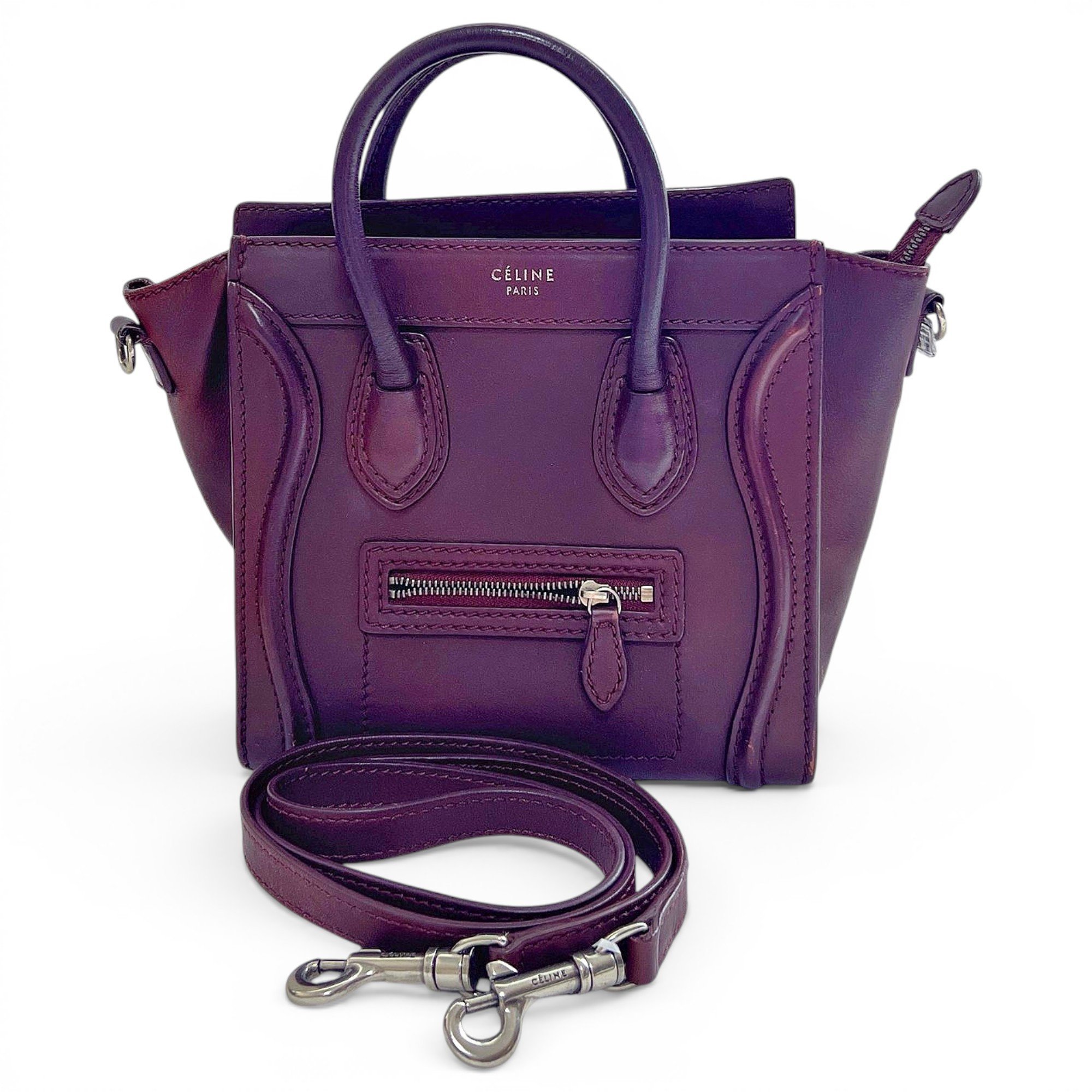 Nano Luggage leather handbag