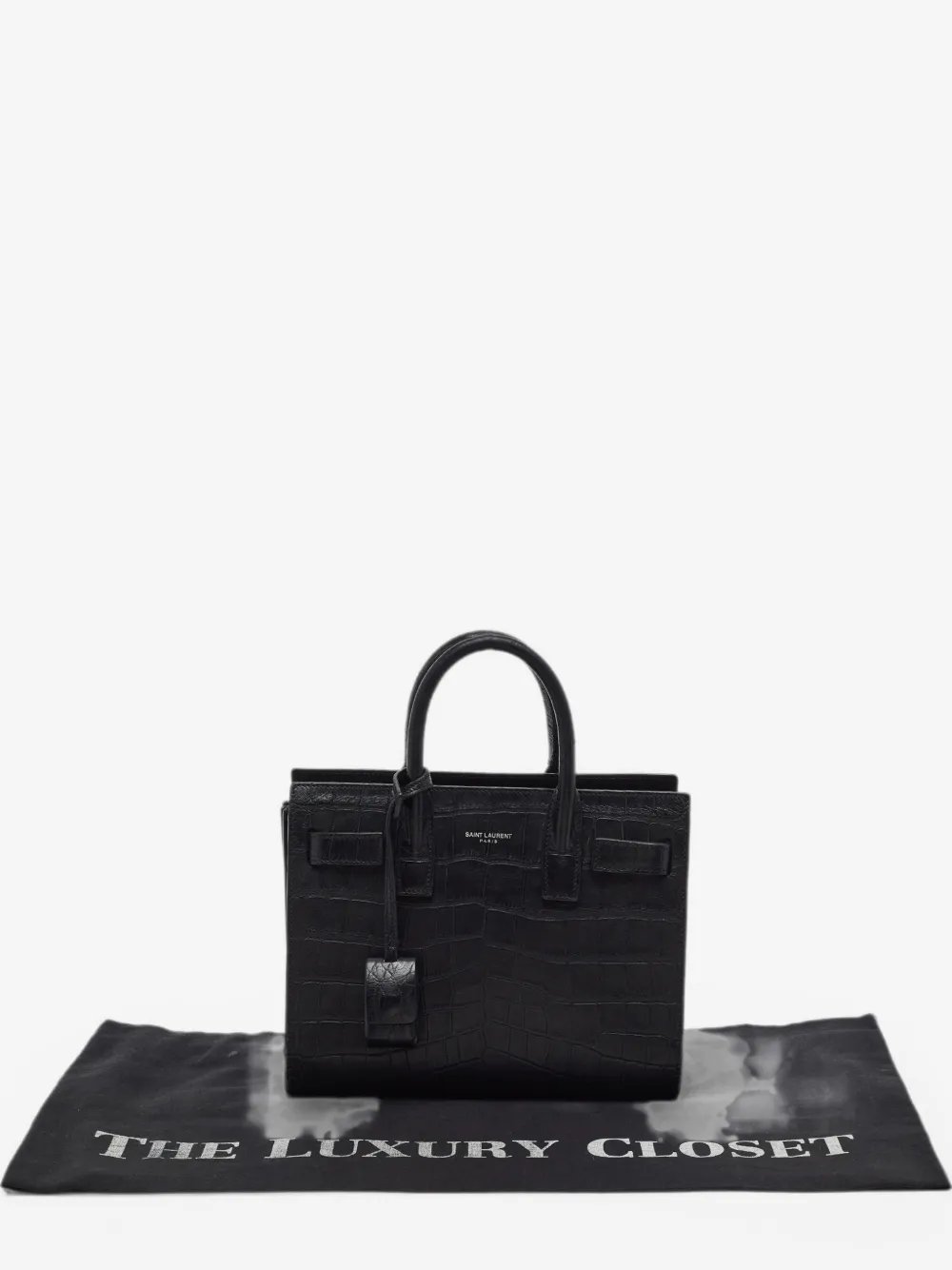 2016 nano Sac De Jour crocodile-effect tote bag