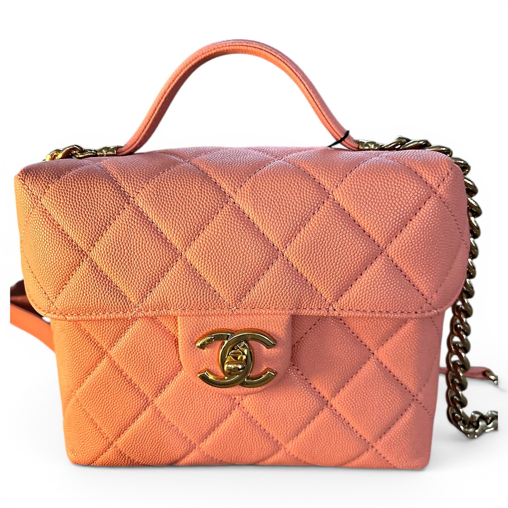 Leather handbag