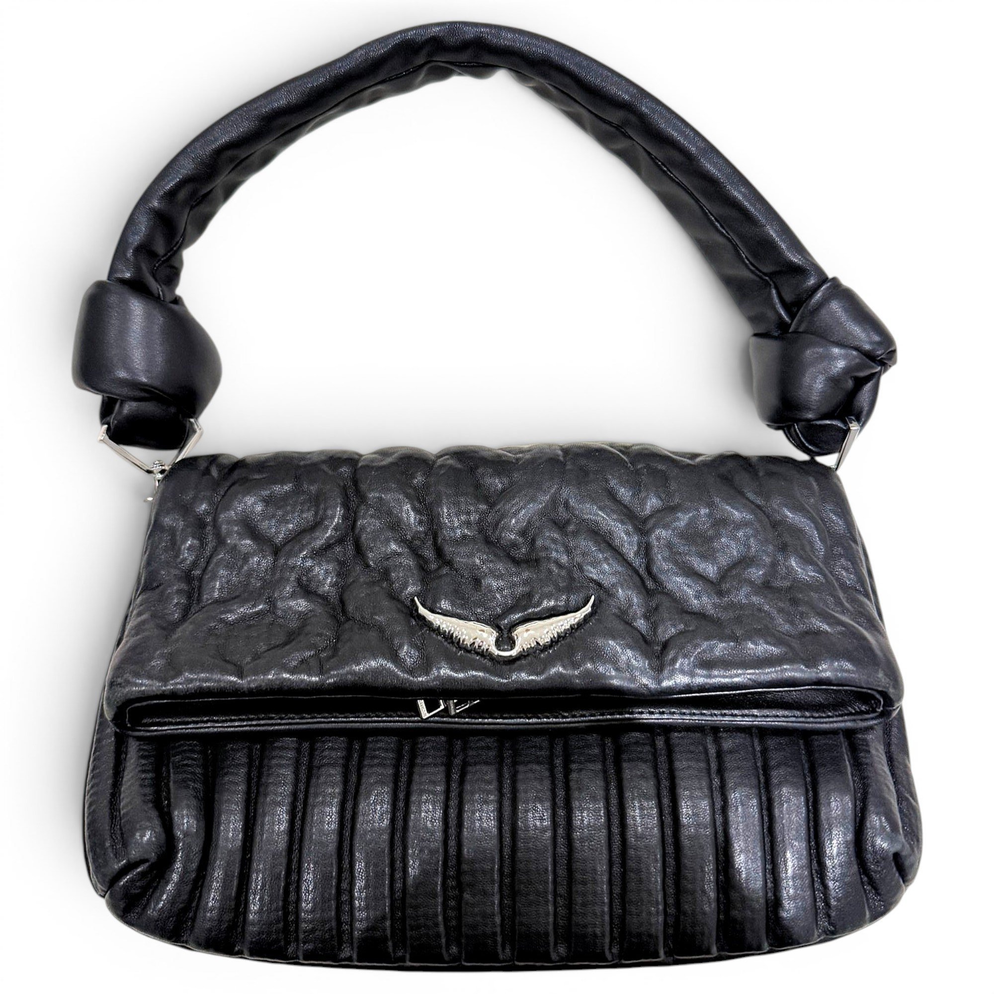 Rock leather crossbody bag