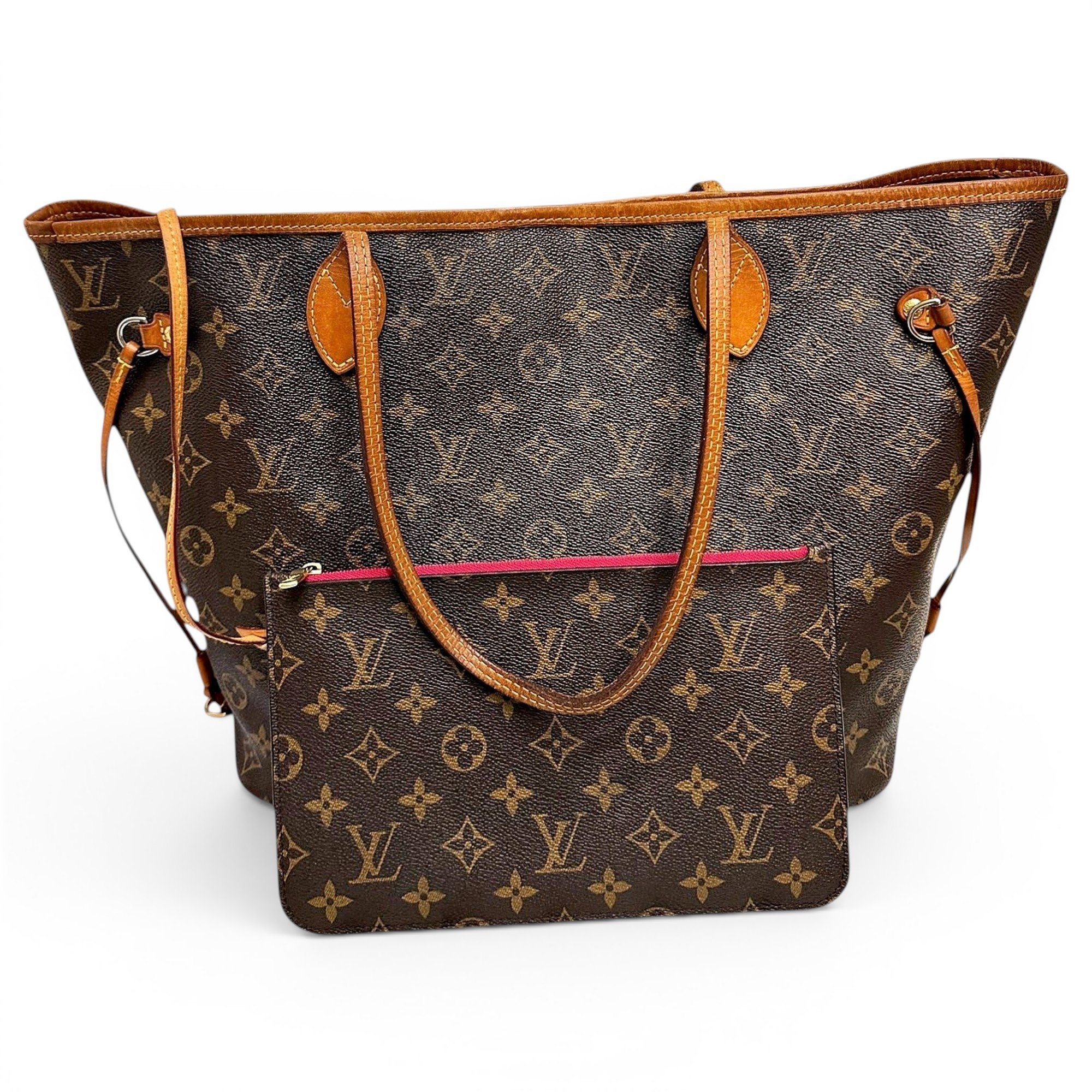 Neverfull leather tote