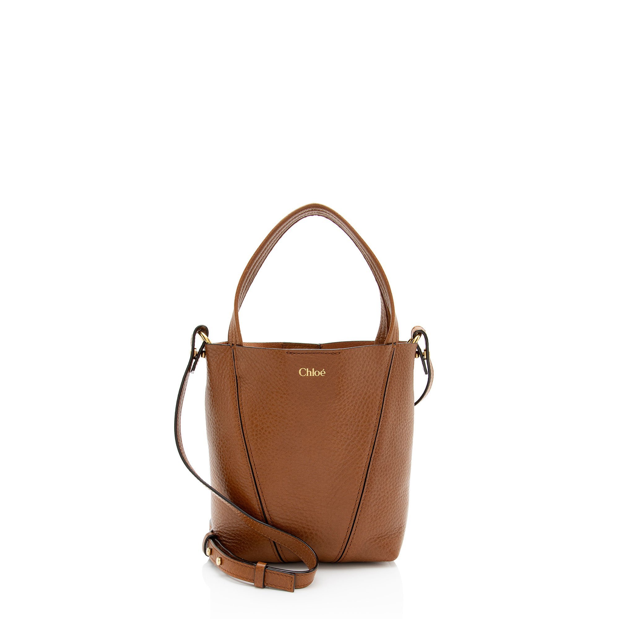 Leather tote