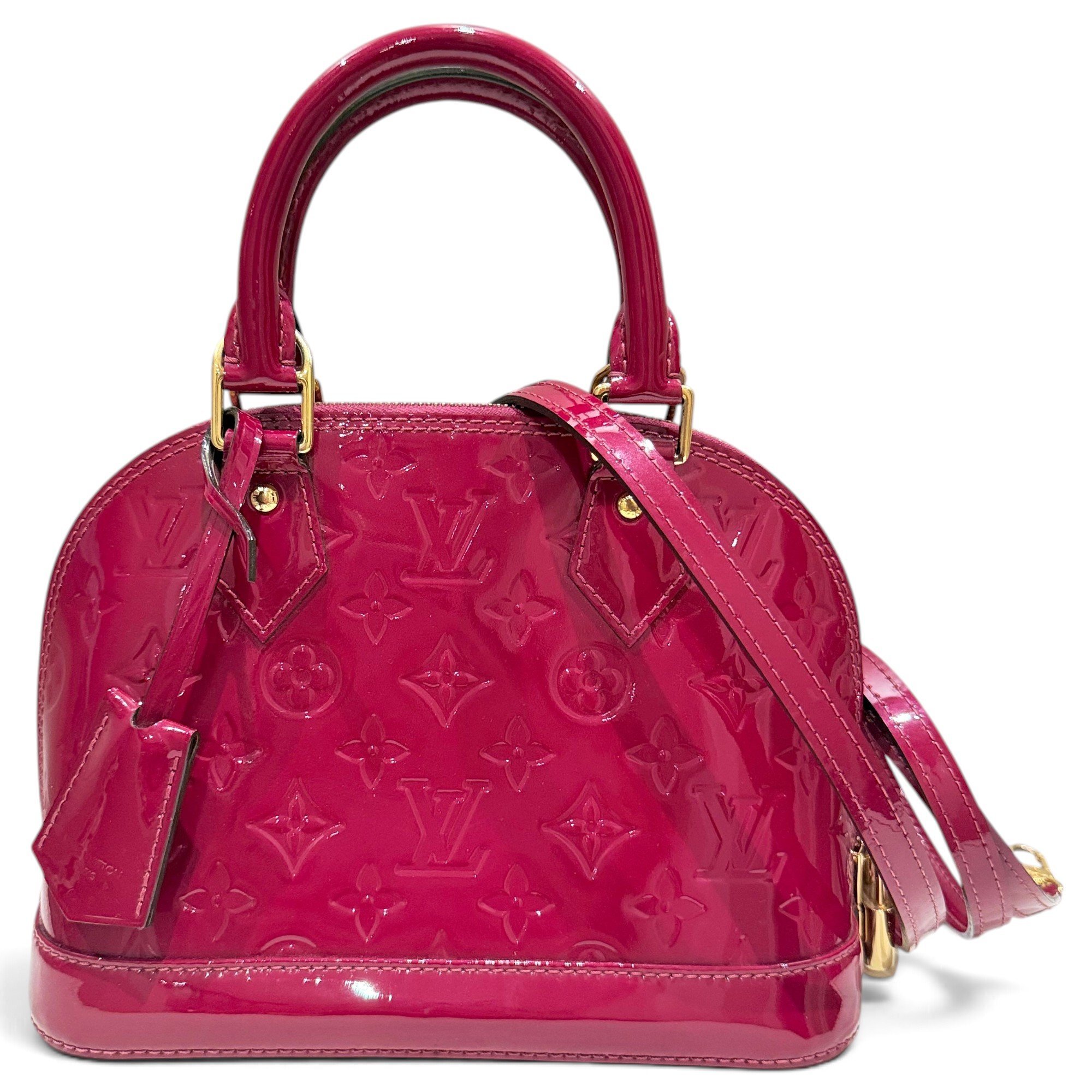 Alma BB patent leather handbag