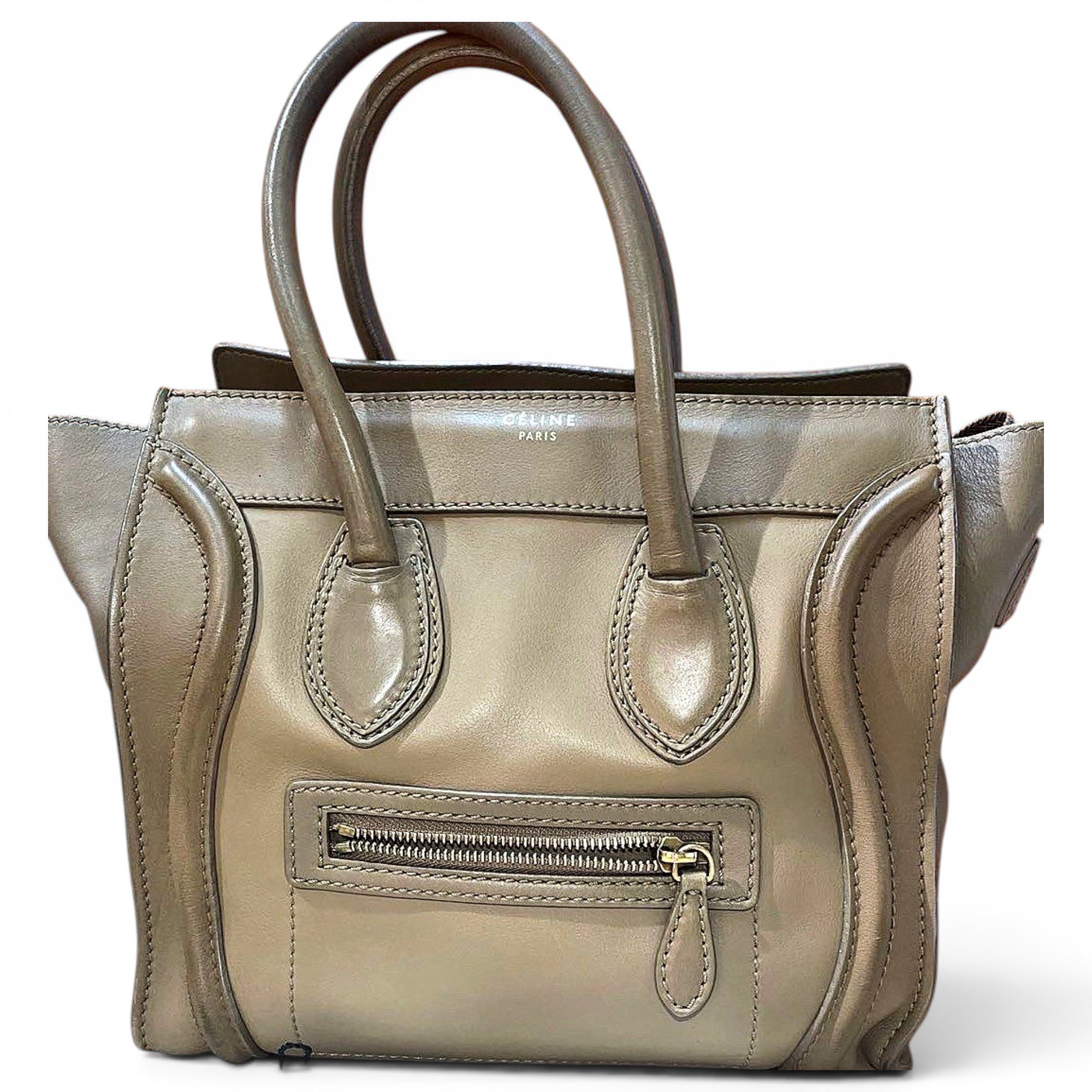 Luggage leather handbag