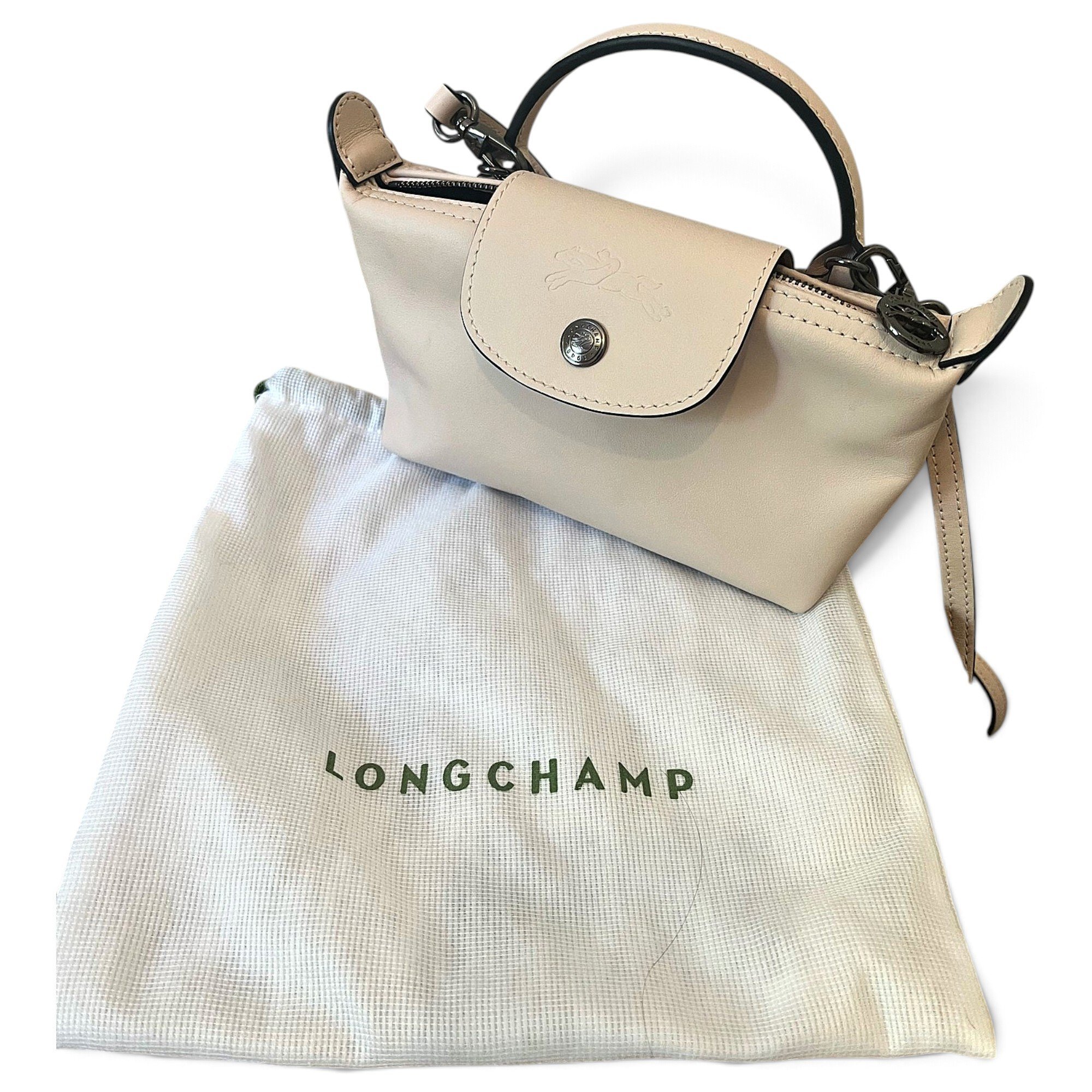 Pliage leather mini bag