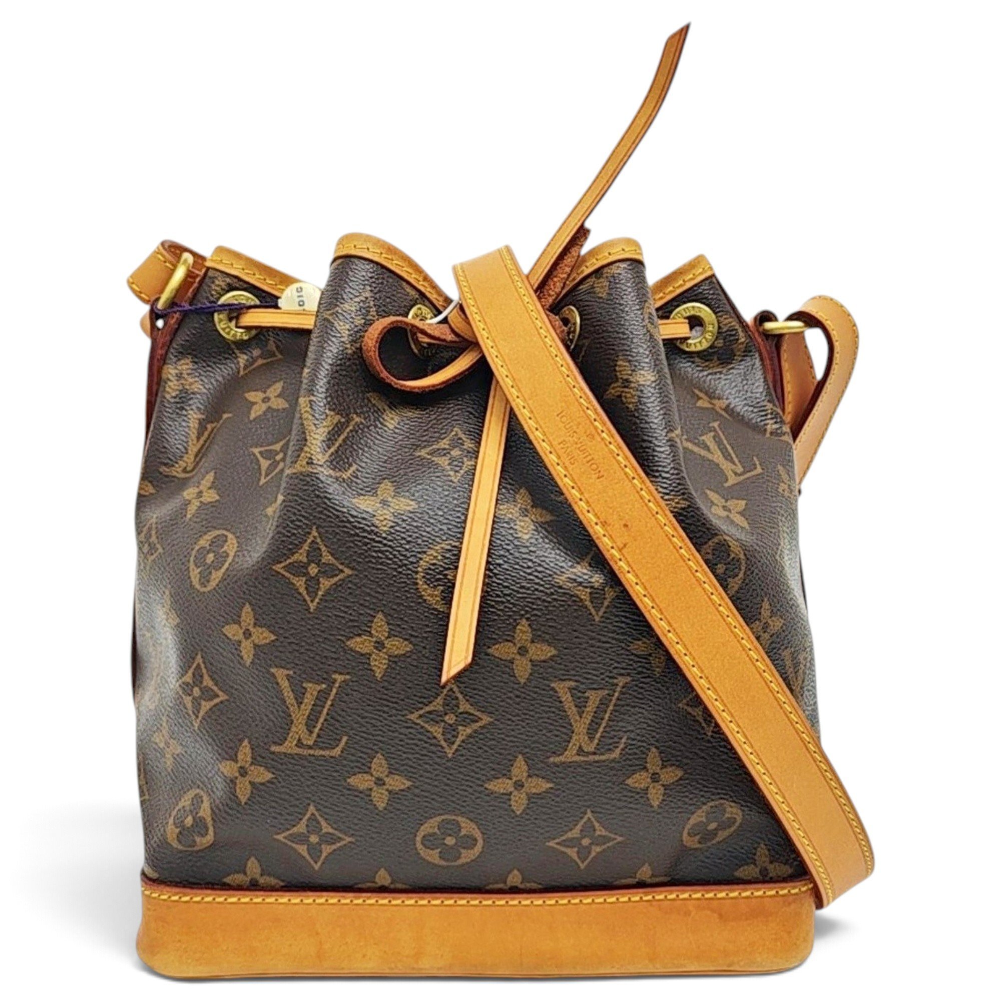 Nano Noé leather handbag