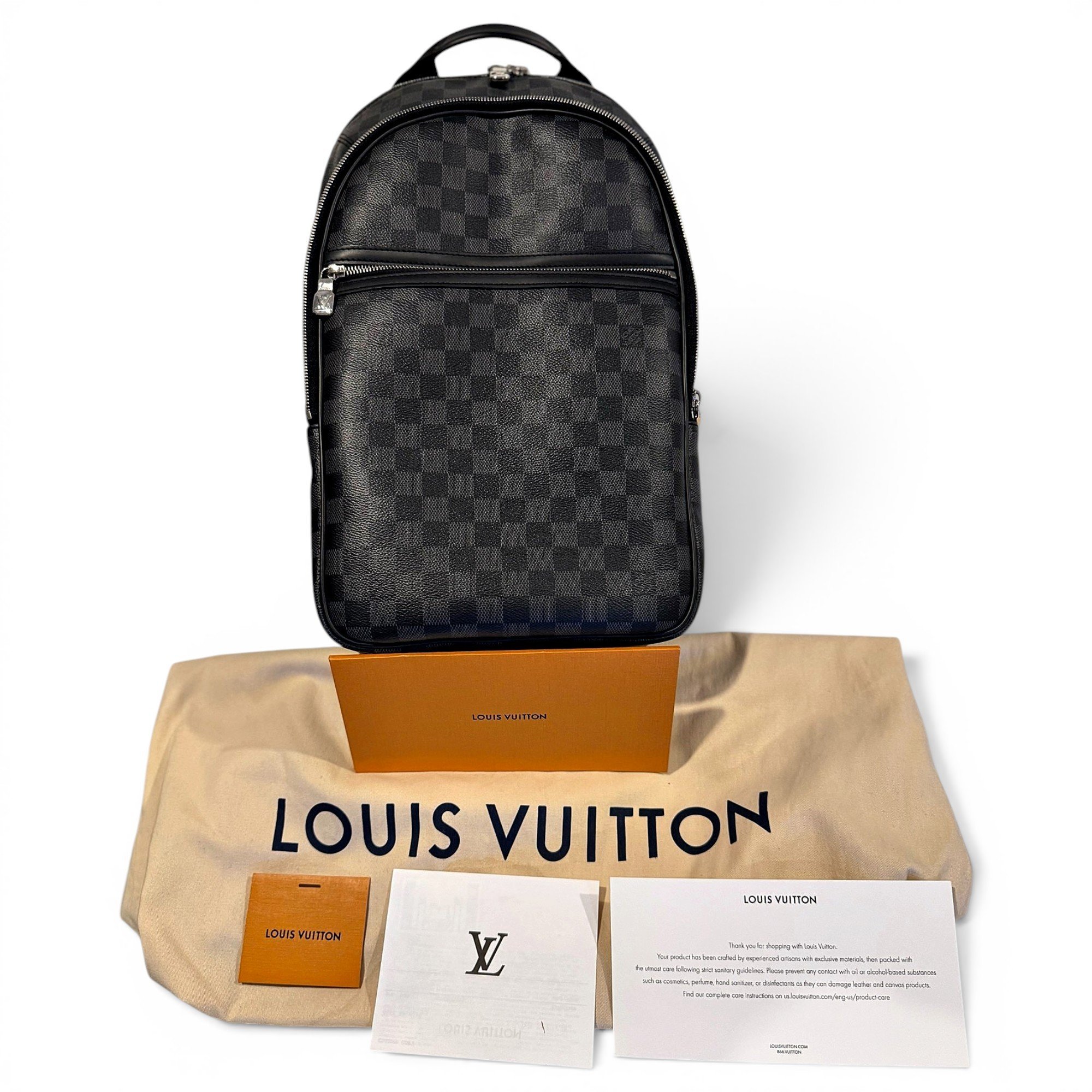 Leather backpack
